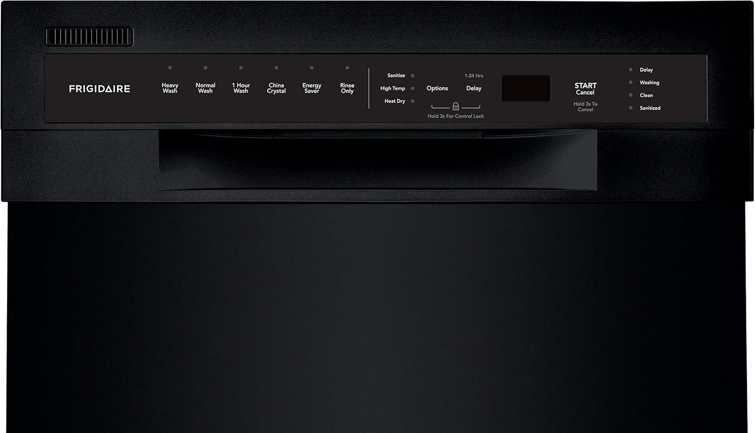 Frigidaire Series 18" 52 dBA Built-in Full Console Dishwasher with Cycle Status Indicators
