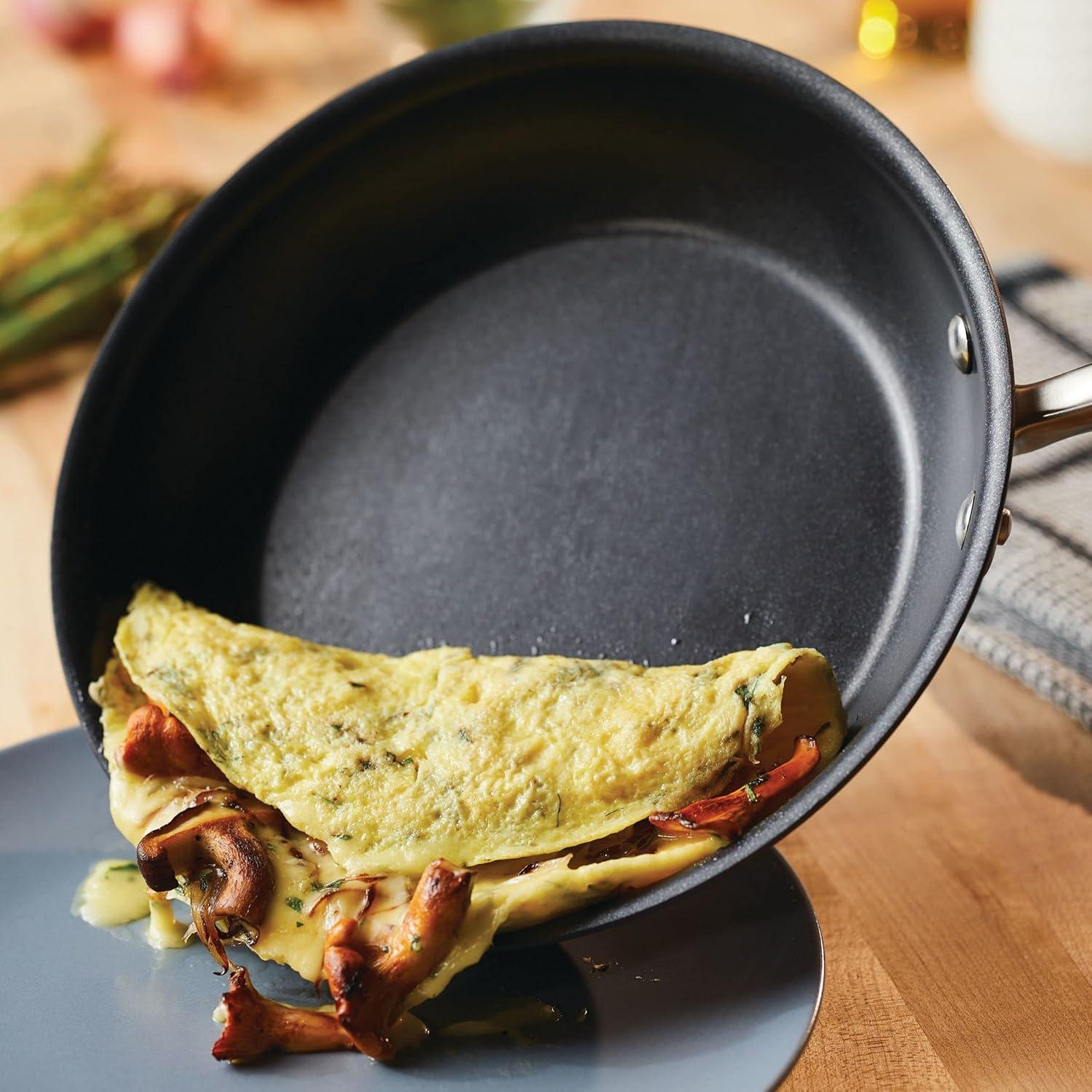 Anolon Advanced Home 9.5 inch Hard Anodized Nonstick Crepe Pan, Moonstone