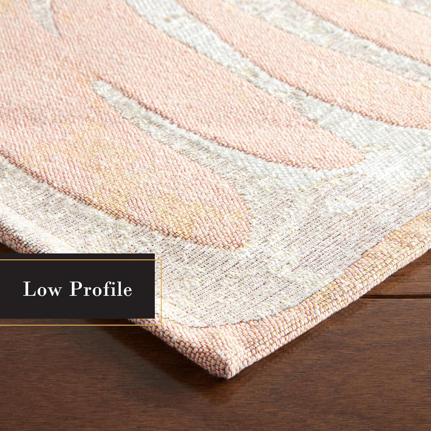 Town & Country Living TOWN & COUNTRY Luxe Livie Matisse Cutout Everwash Non-Slip Backing Washable Multi-Use Kitchen Mat