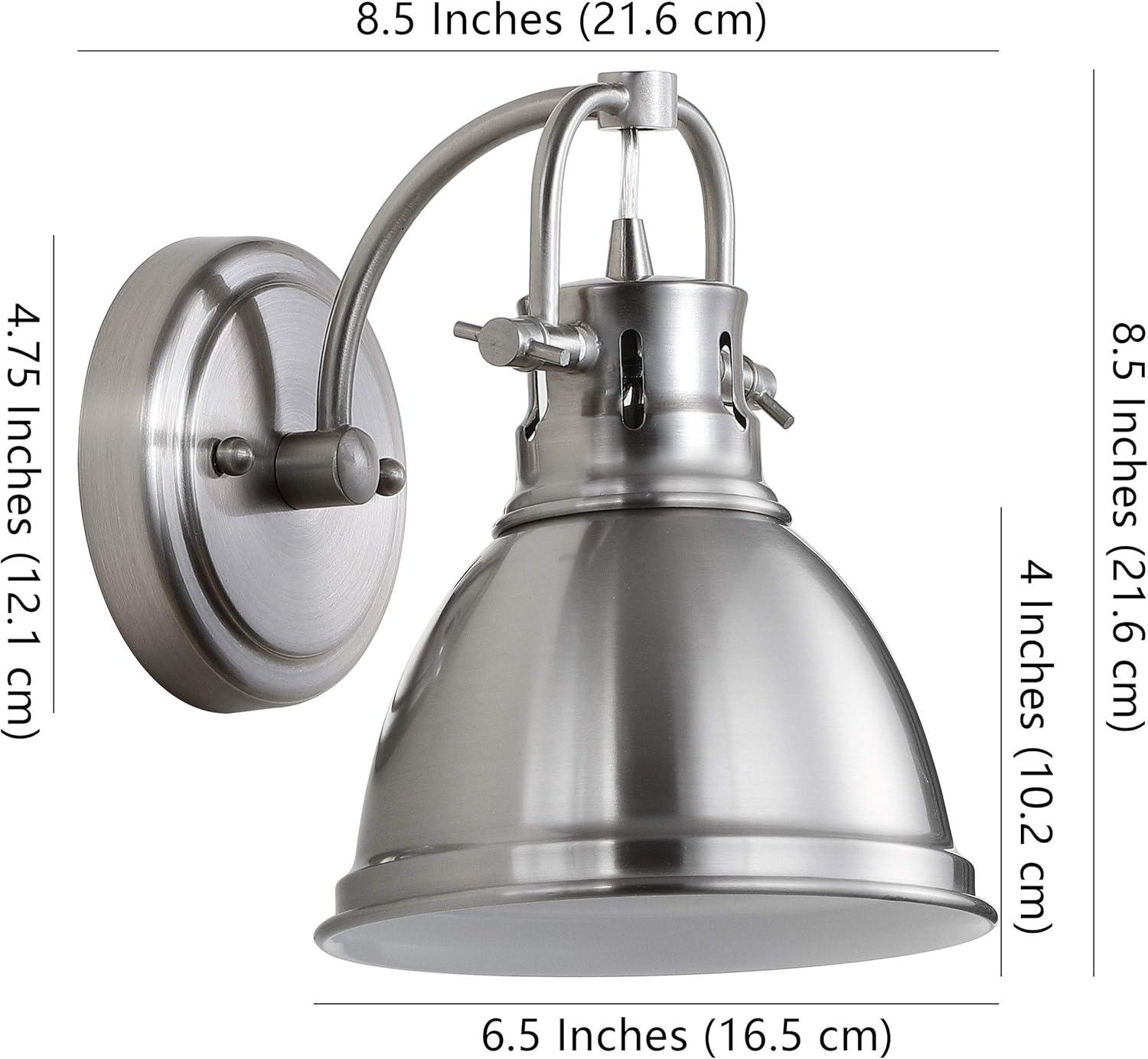 Lawson 8.5" Wall Sconce - SCN4053 - Nickle - Safavieh