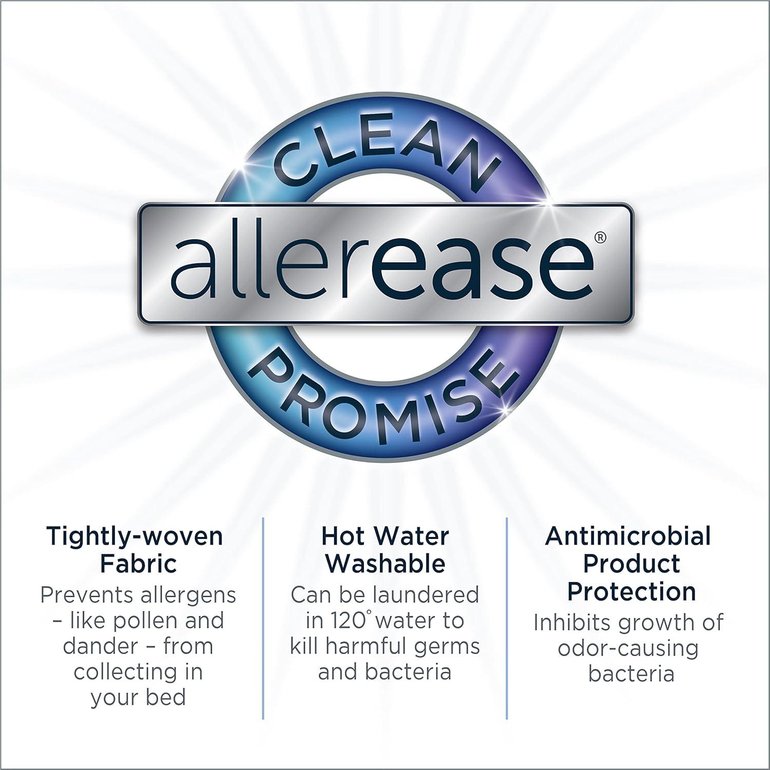 AllerEase Waterproof Zipper Mattress Protector Case Pack