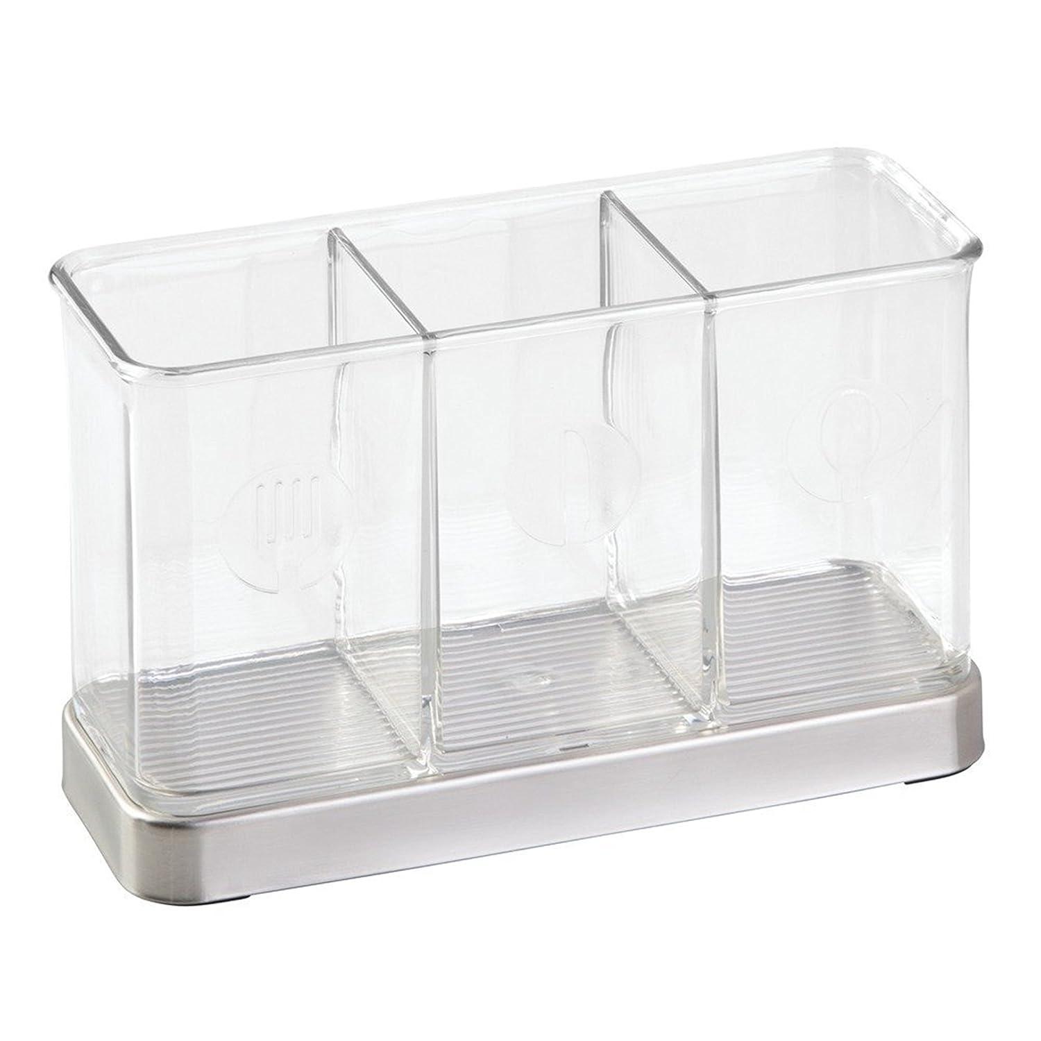 iDesign Forma Plastic Rectangle Flatware Caddy