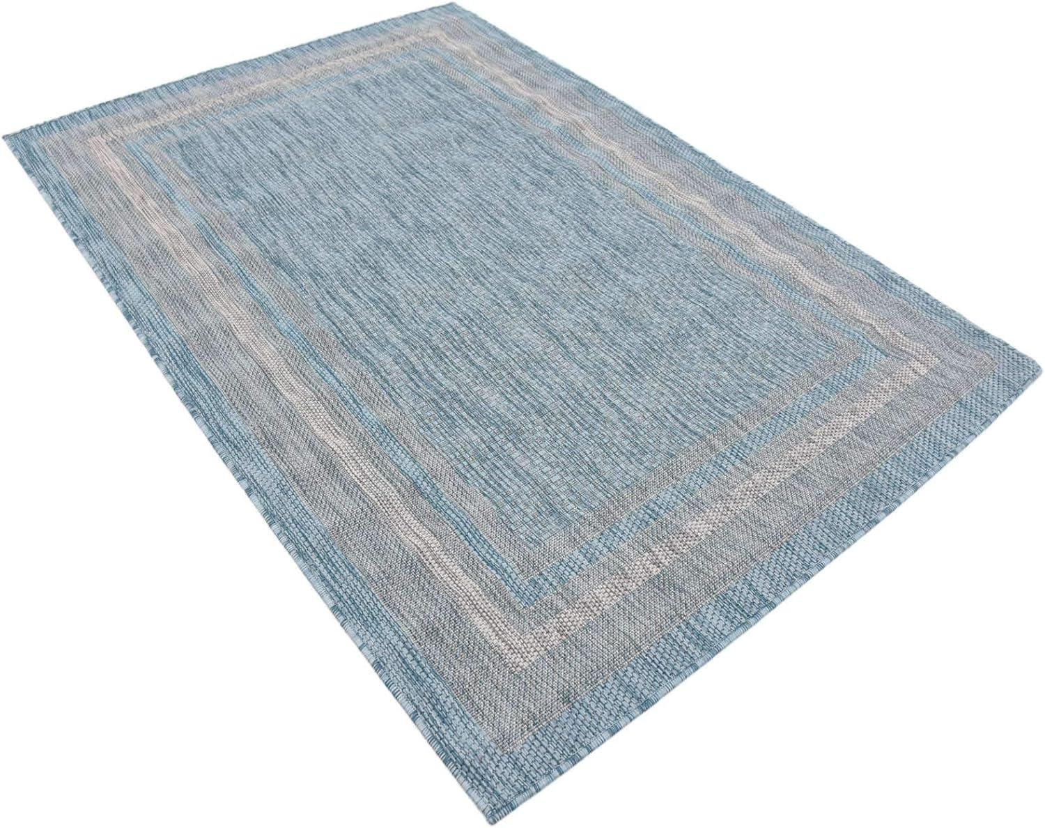 Unique Loom Outdoor Border Soft Border Border Woven Area Rug