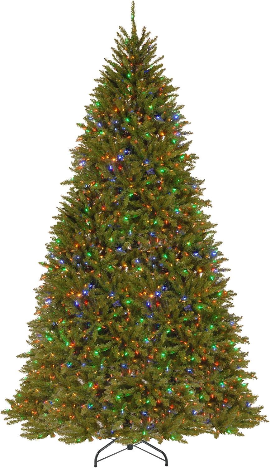 10' Prelit PowerConnect Dunhill Fir Artificial Christmas Tree Dual Color Lights - National Tree Company