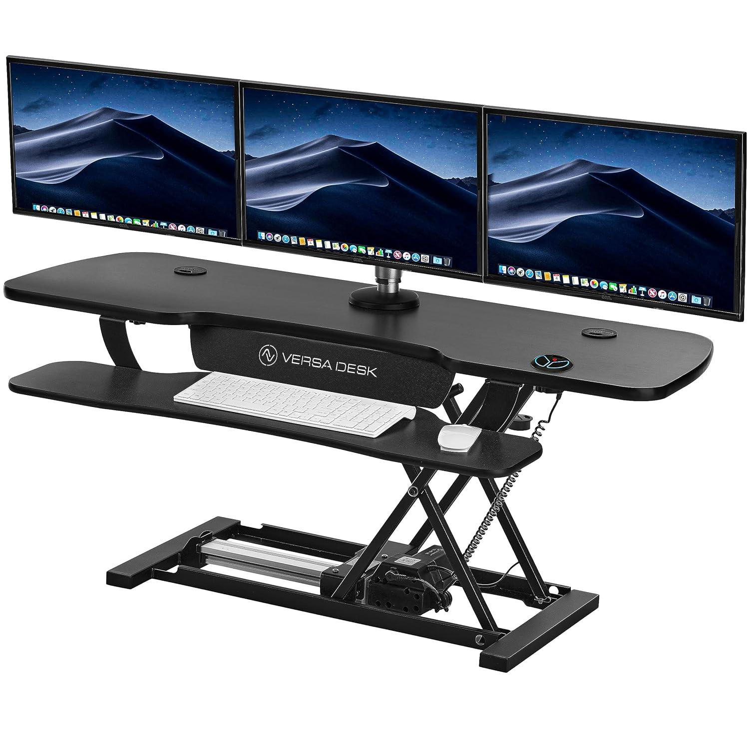 VERSADESK VersaDesk PowerPro Electric Height Adjustable Desk Converter w/ USB Charging Port