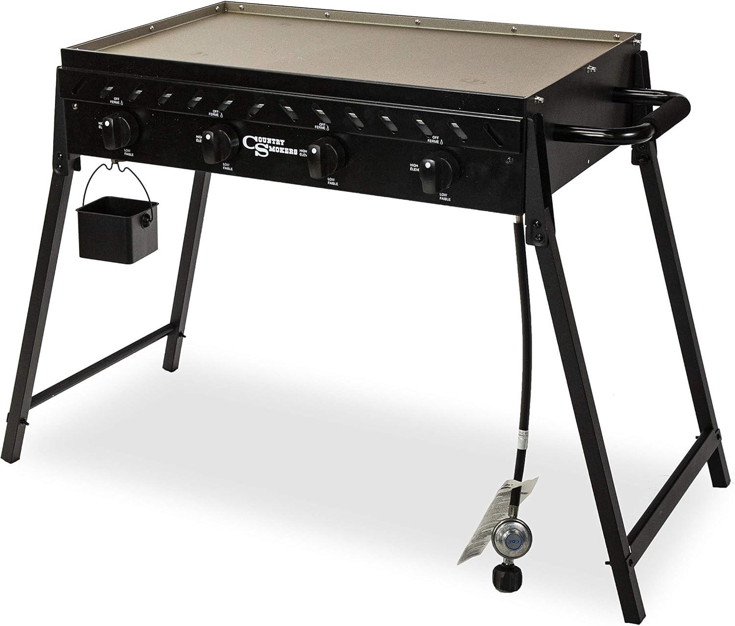 Country Smokers 4 - Burner Flat Top Gas Griddle