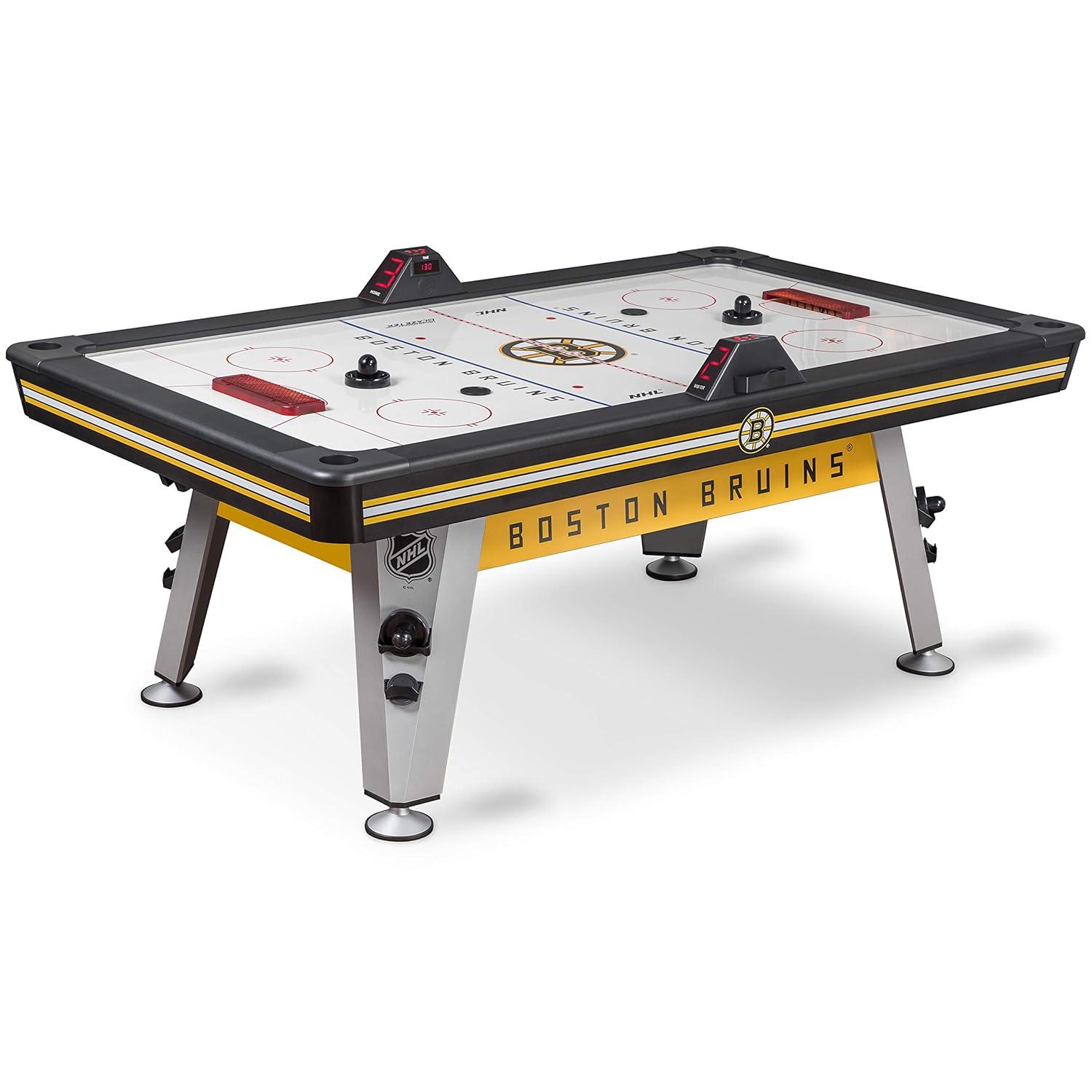 EastPoint Sports NHL 84" Air Hockey Table - Wrap Around Goal, LED Scoring, 4 Pucks and Pushers