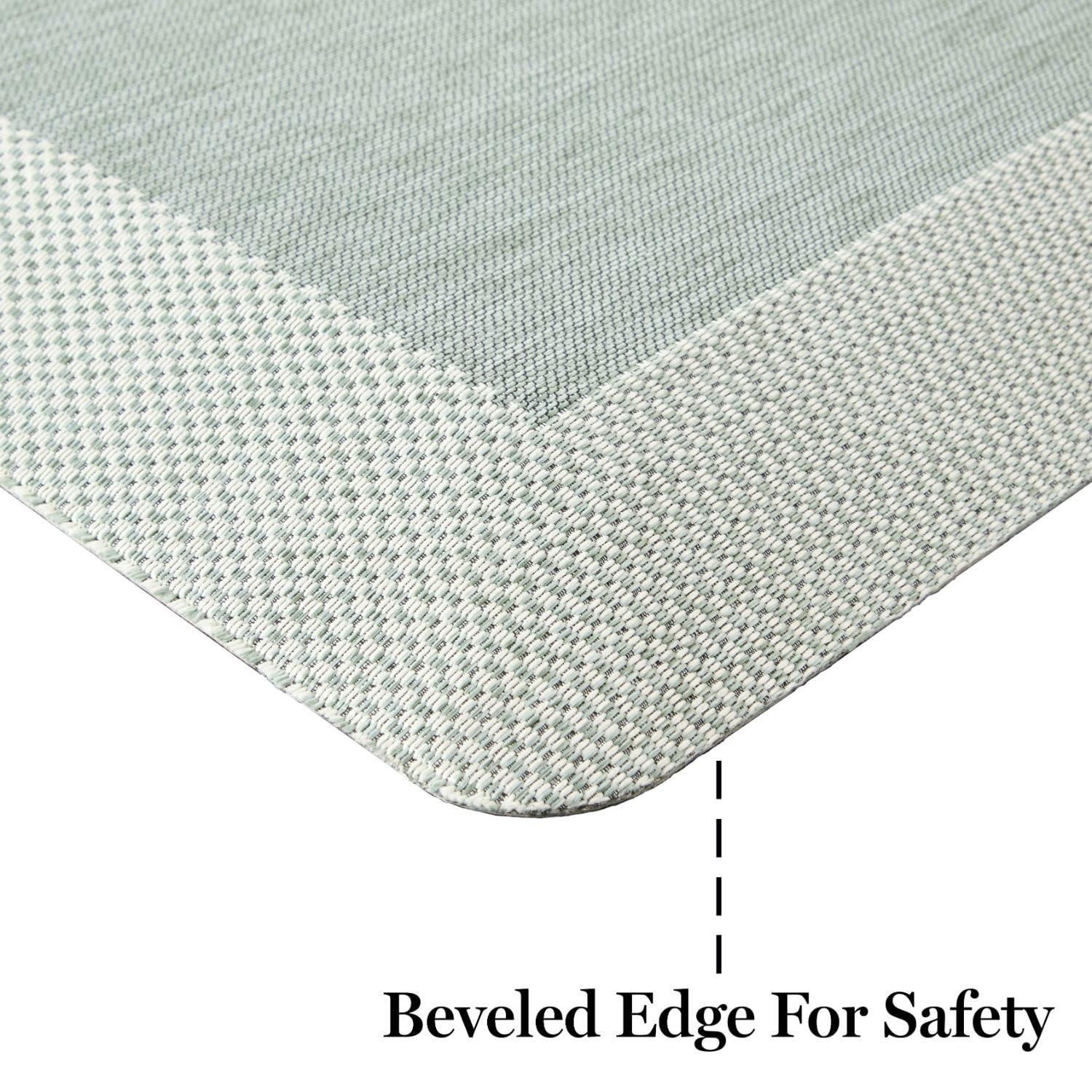Martha Stewart Mira Modern Heathered Anti-Fatigue Air-Infused Kitchen Mat