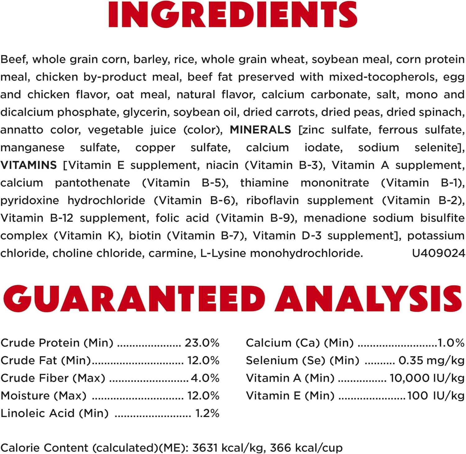 Purina Beneful Originals Real Beef Flavor Dry Dog Food - 3.5lbs