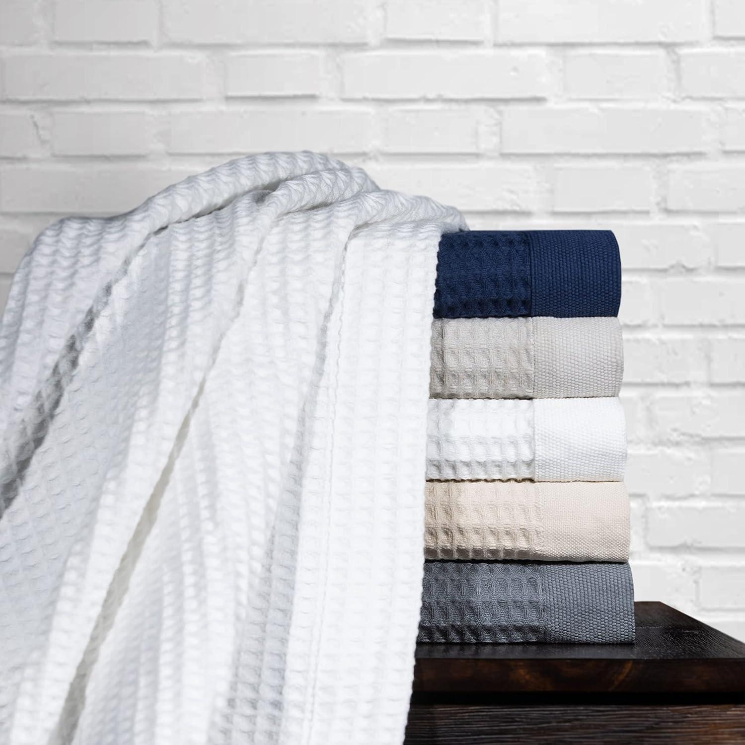 Pointehaven 300 GSM Long Staple Soft Cotton Hypoallergenic Breathable Waffle Blanket