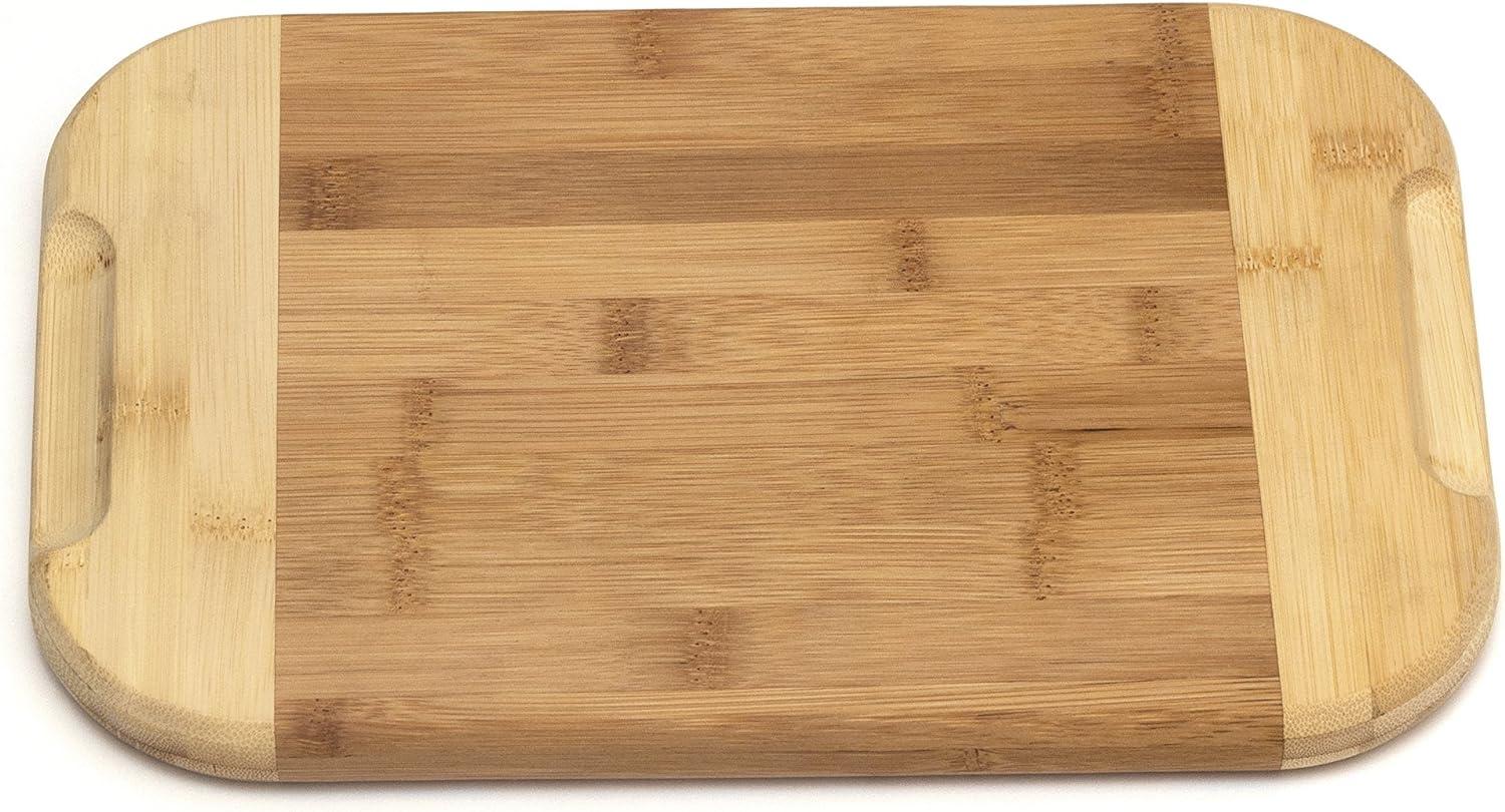 Lipper International Bamboo 2 Tone Medium Cutting Board