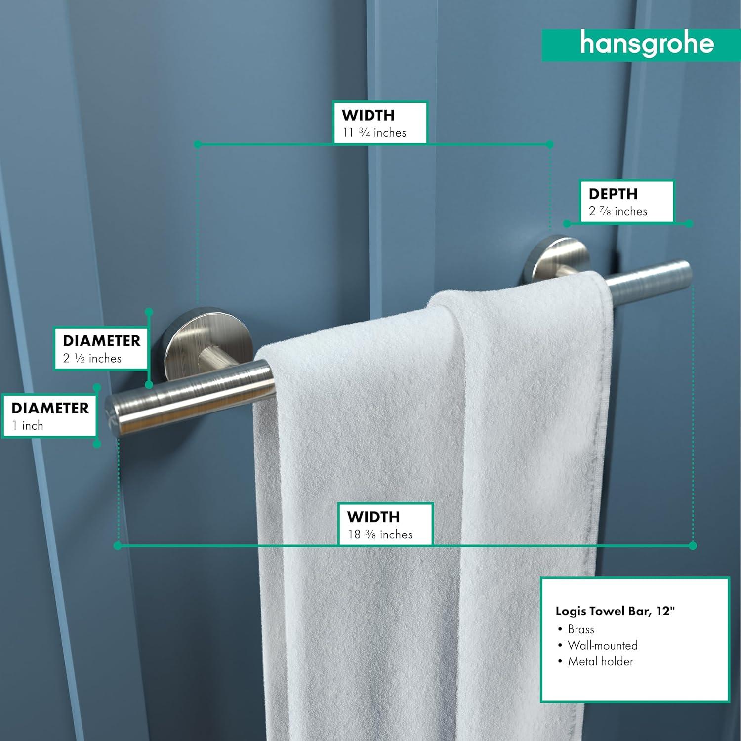 E & S Accessories Wall Mounted Towel Bar