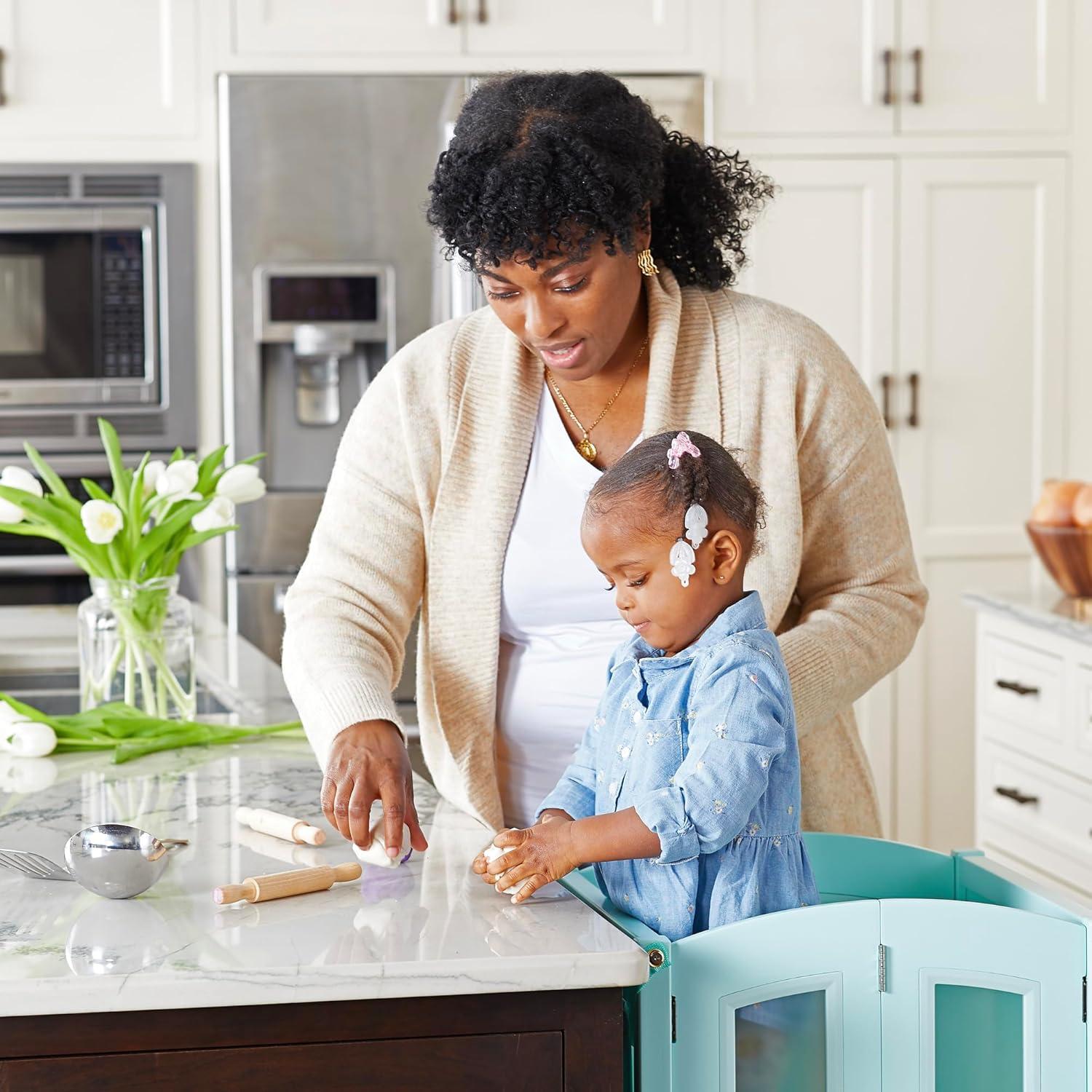 Martha Stewart Martha Stewart Living & Learning Kids' Kitchen Helper Foldable Step Stool