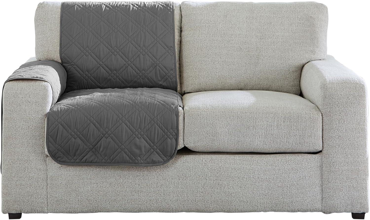 Sure Fit Polyester Box Cushion Sofa Slipcover