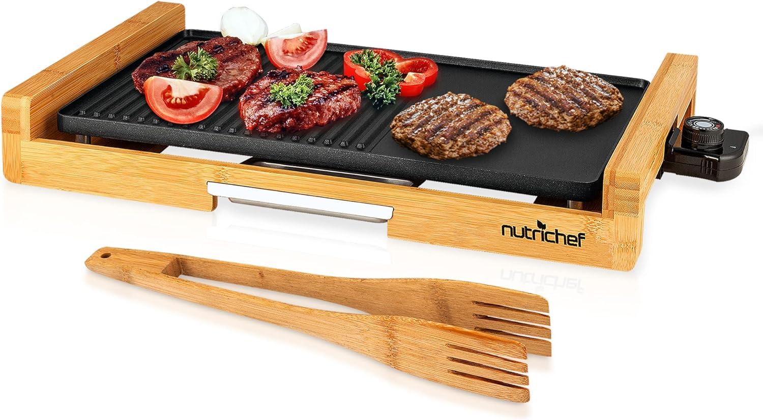 NutriChef NutriChef 2.95'' Smokeless Non Stick Electric Grill