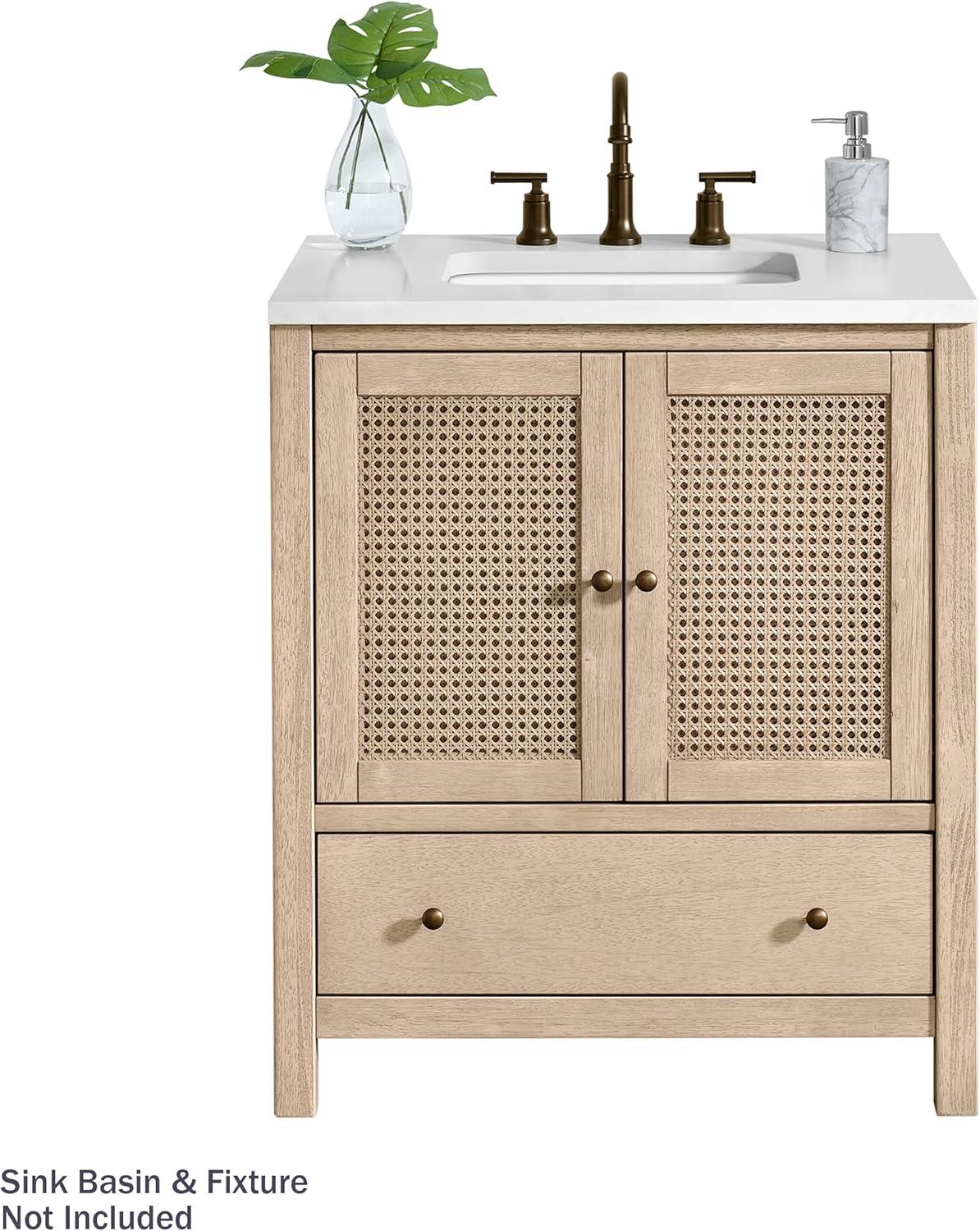 Alaterre Furniture Lucca 30in Bathroom Vanity