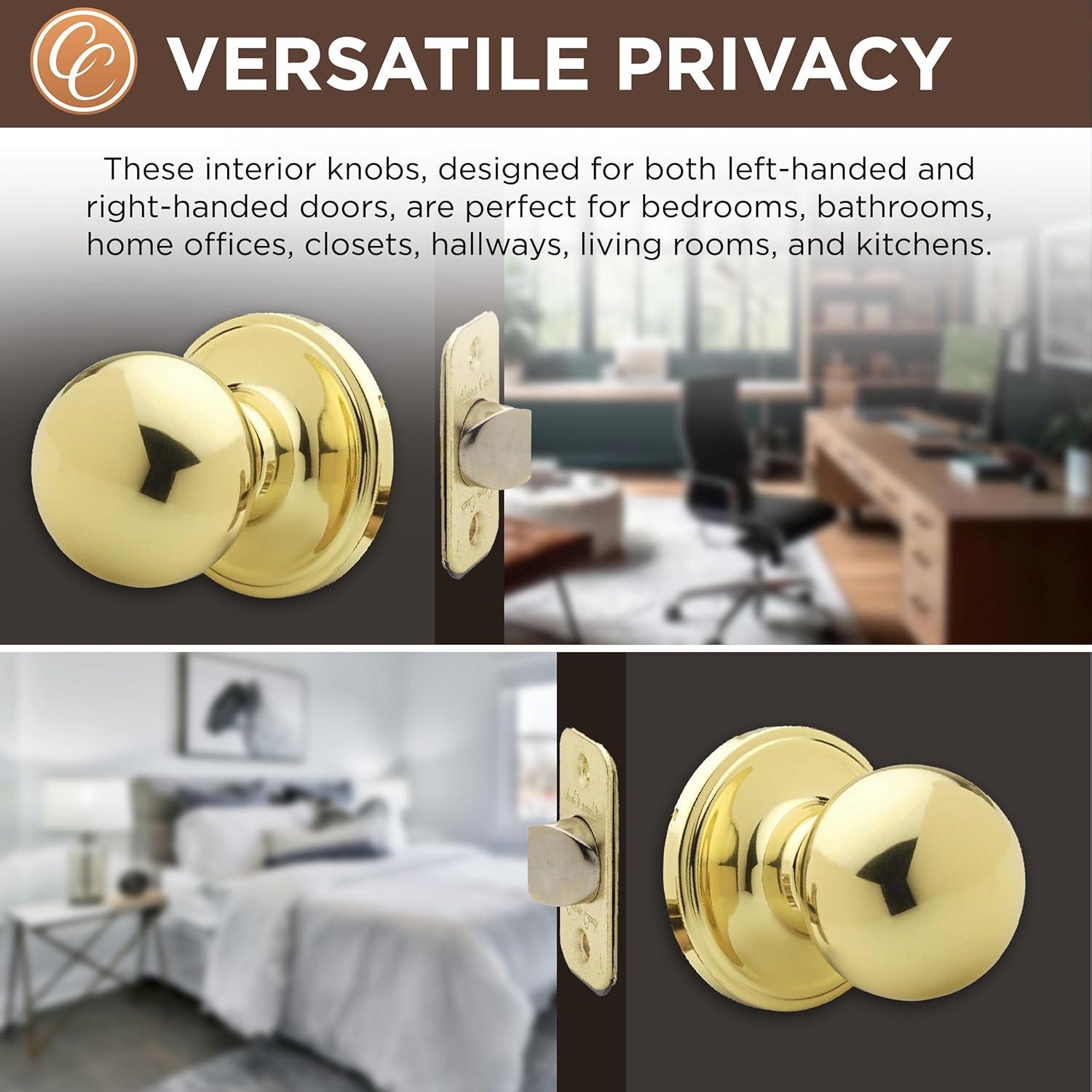 Ball Passage Door Knob with Round Rosette