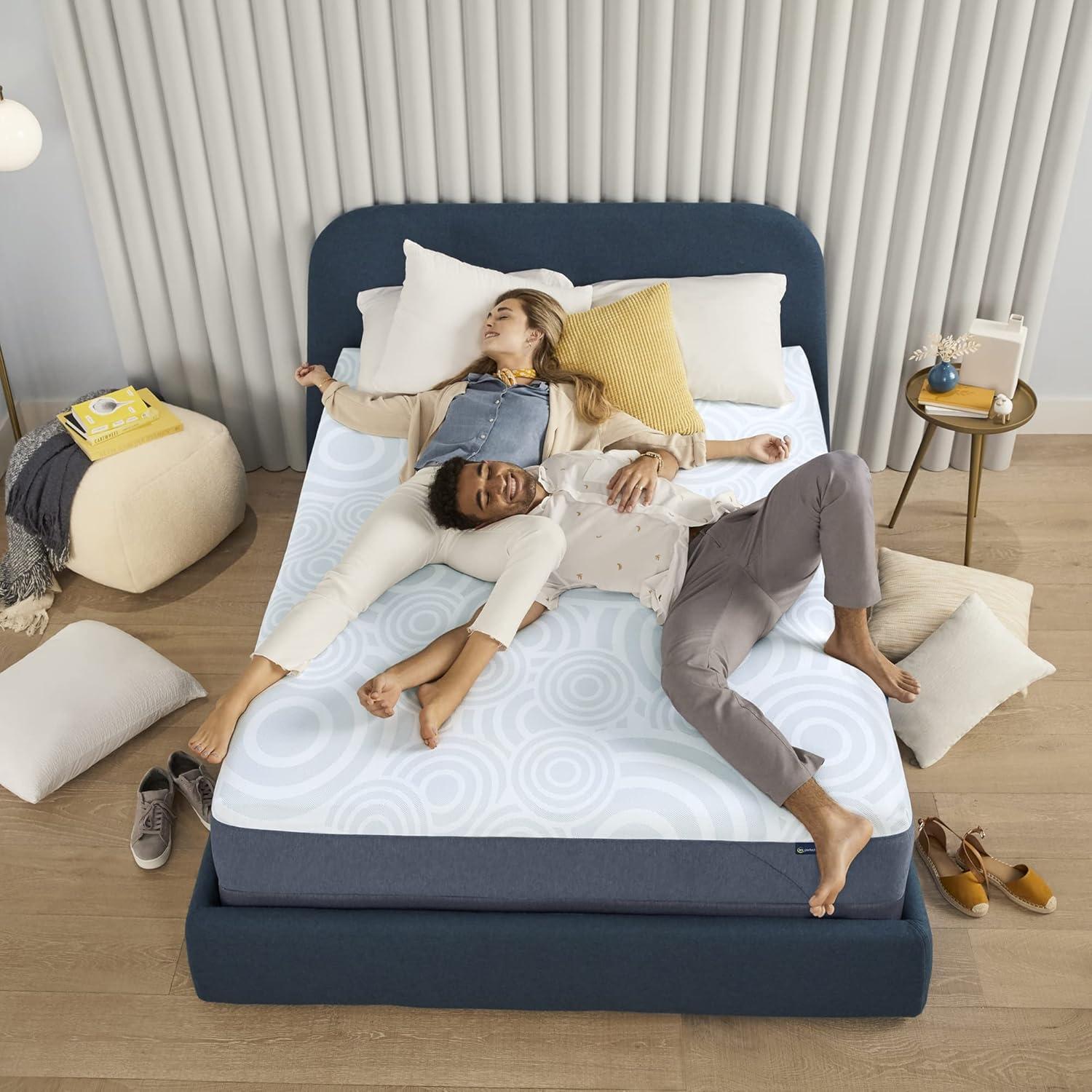 Serta Serta Perfect Sleeper Nestled Night Medium Firm 10" Memory Foam Mattress