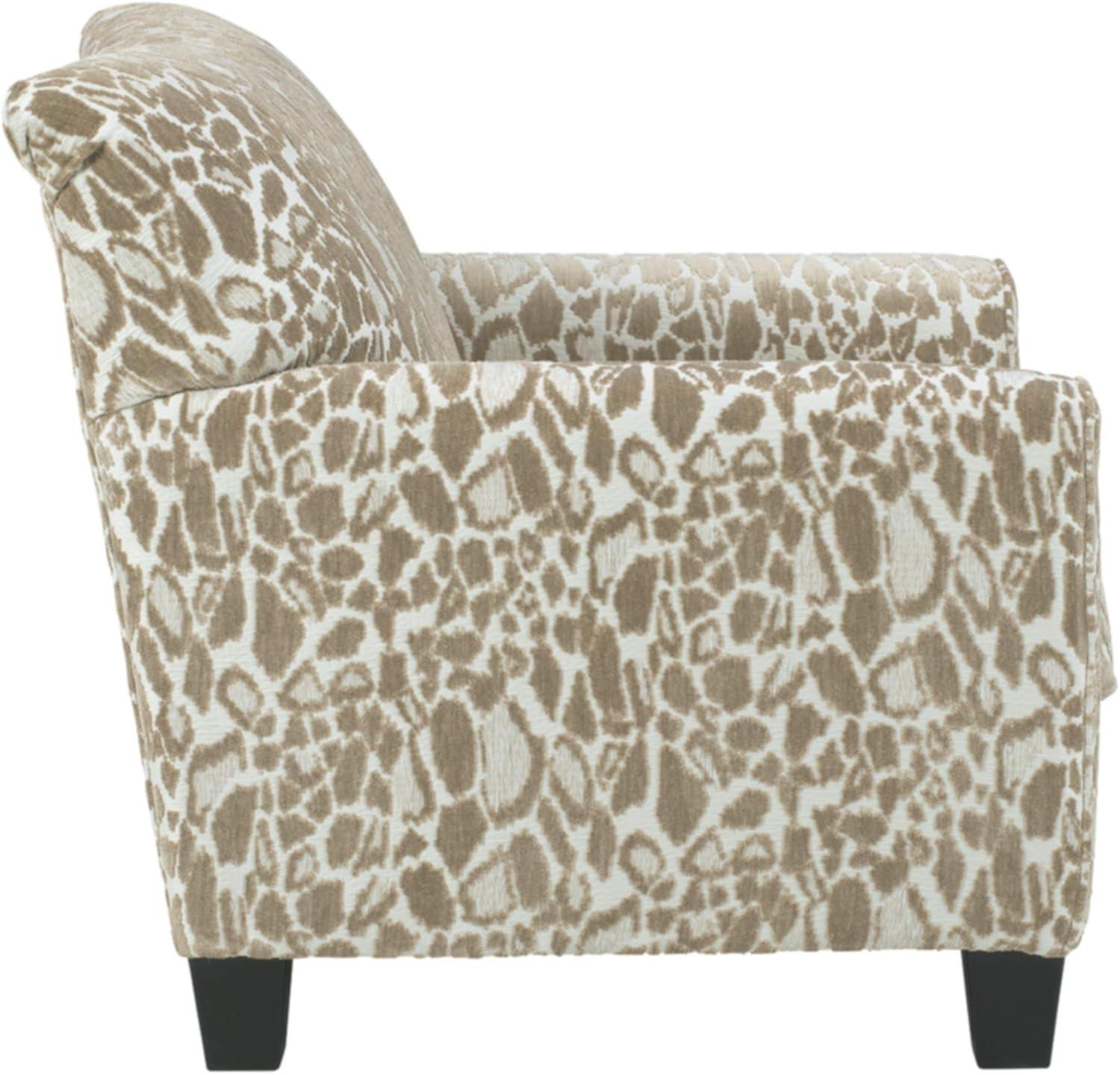 Signature Design by Ashley Valerano Blue & Beige Accent Chair