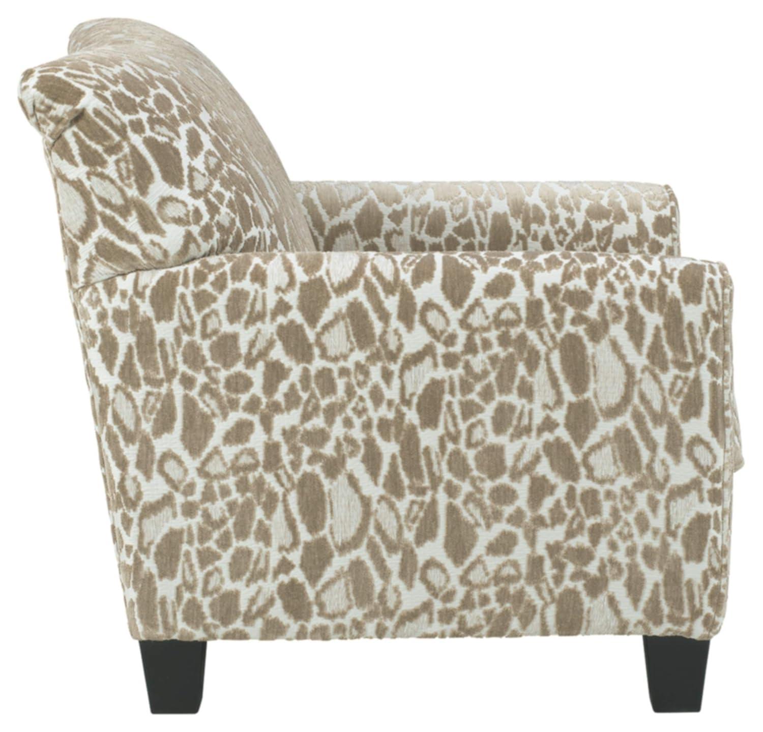 Signature Design by Ashley Valerano Blue & Beige Accent Chair