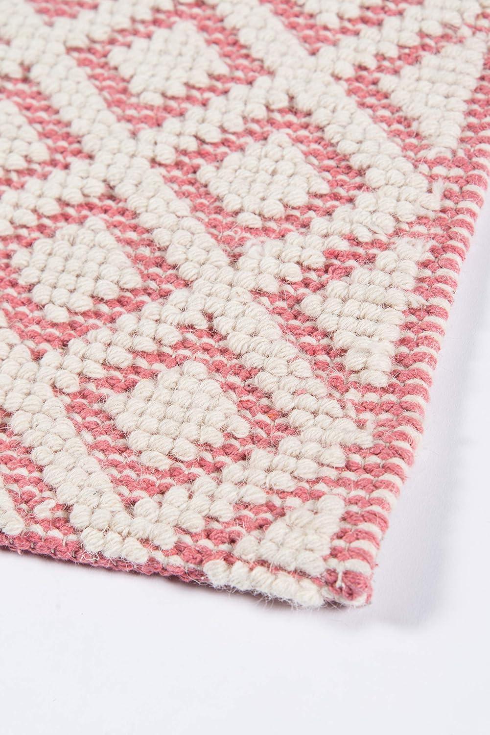 Madcap Cottage by Momeni Lisbon Sintra Pink Area Rug 3'6" X 5'6"