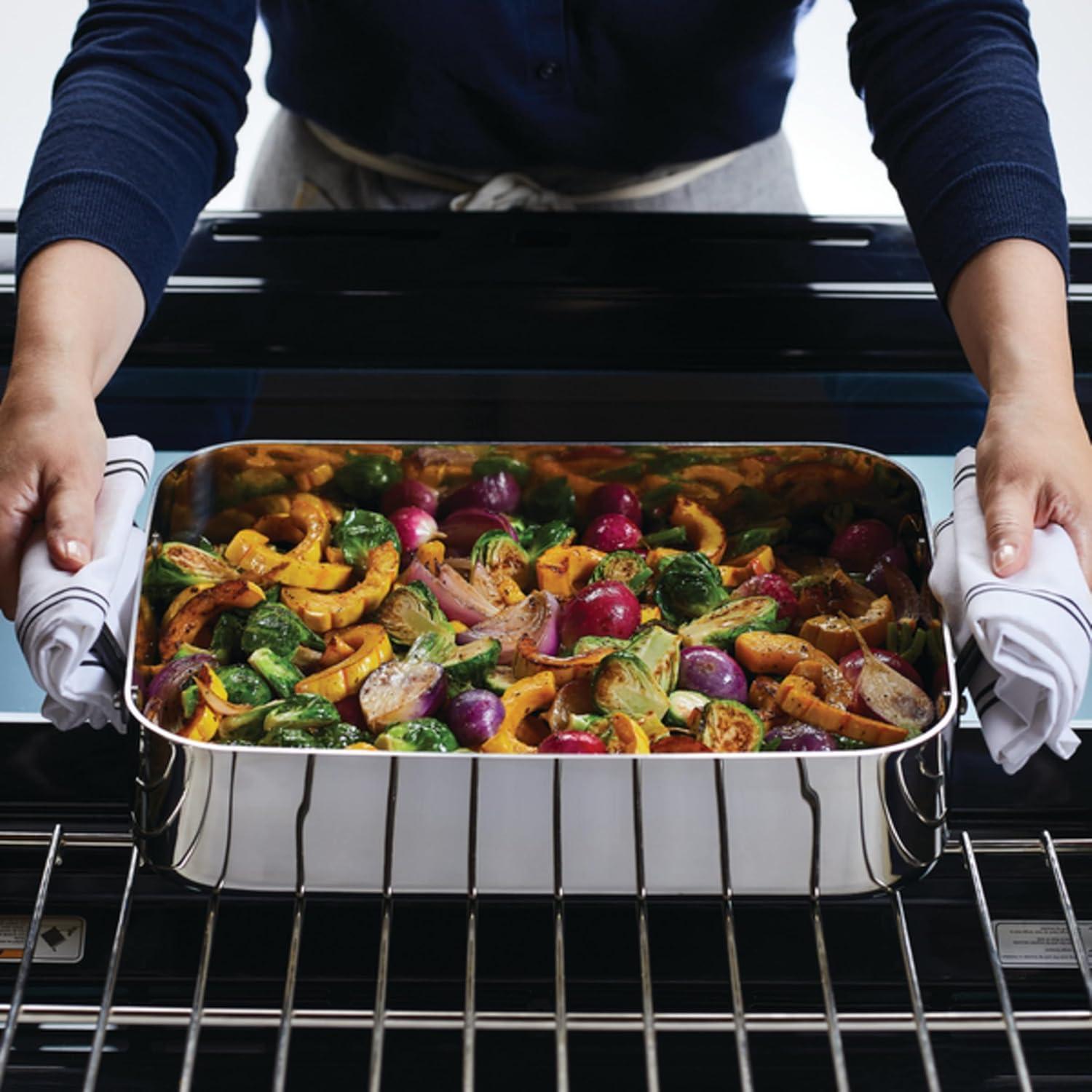 KitchenAid Stainless Steel Roasting Pan with Rack