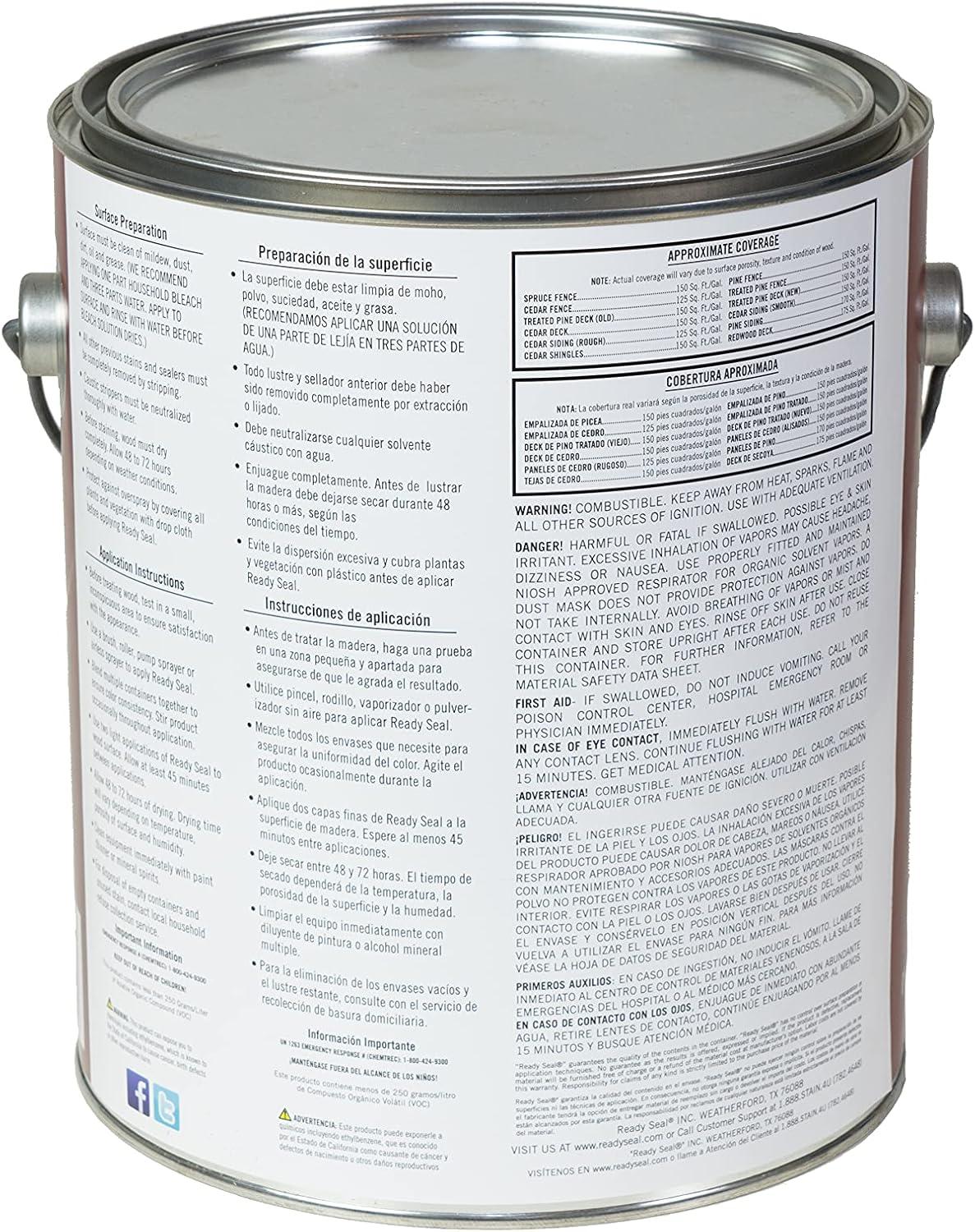Natural Cedar Exterior Wood Stain and Sealer, 1-Gallon