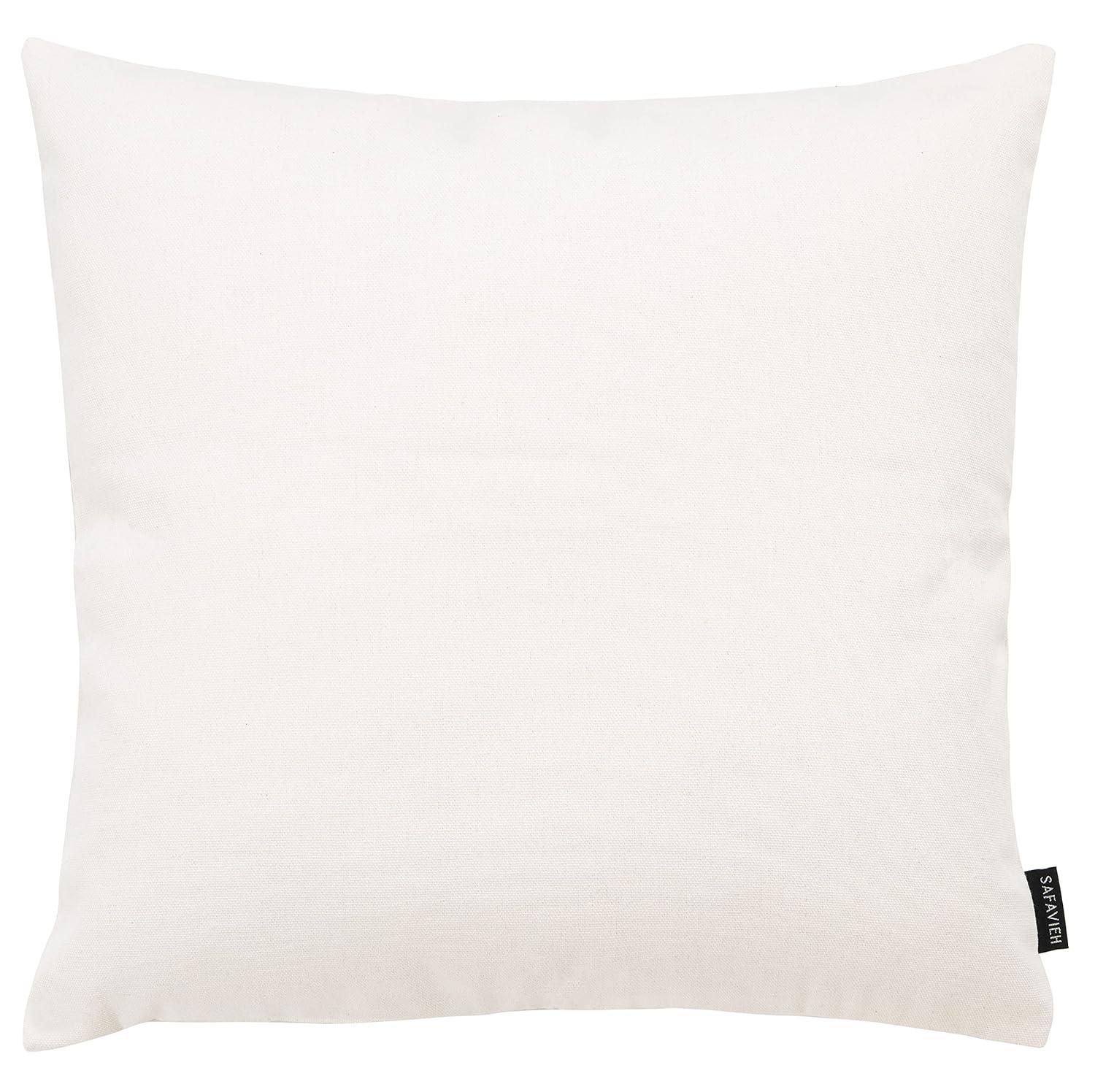 Safavieh Embroidered Cotton Reversible Throw Pillow