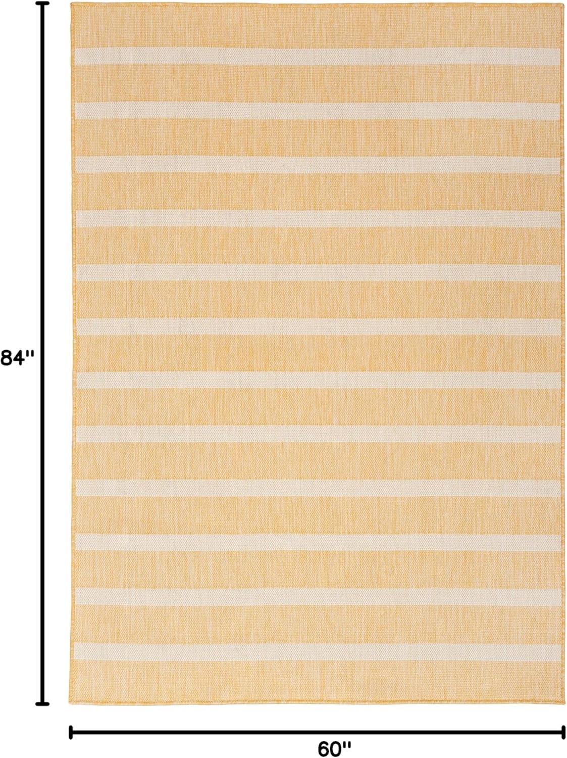 Nourison Positano Modern Stripes Flatweave Outdoor Rug