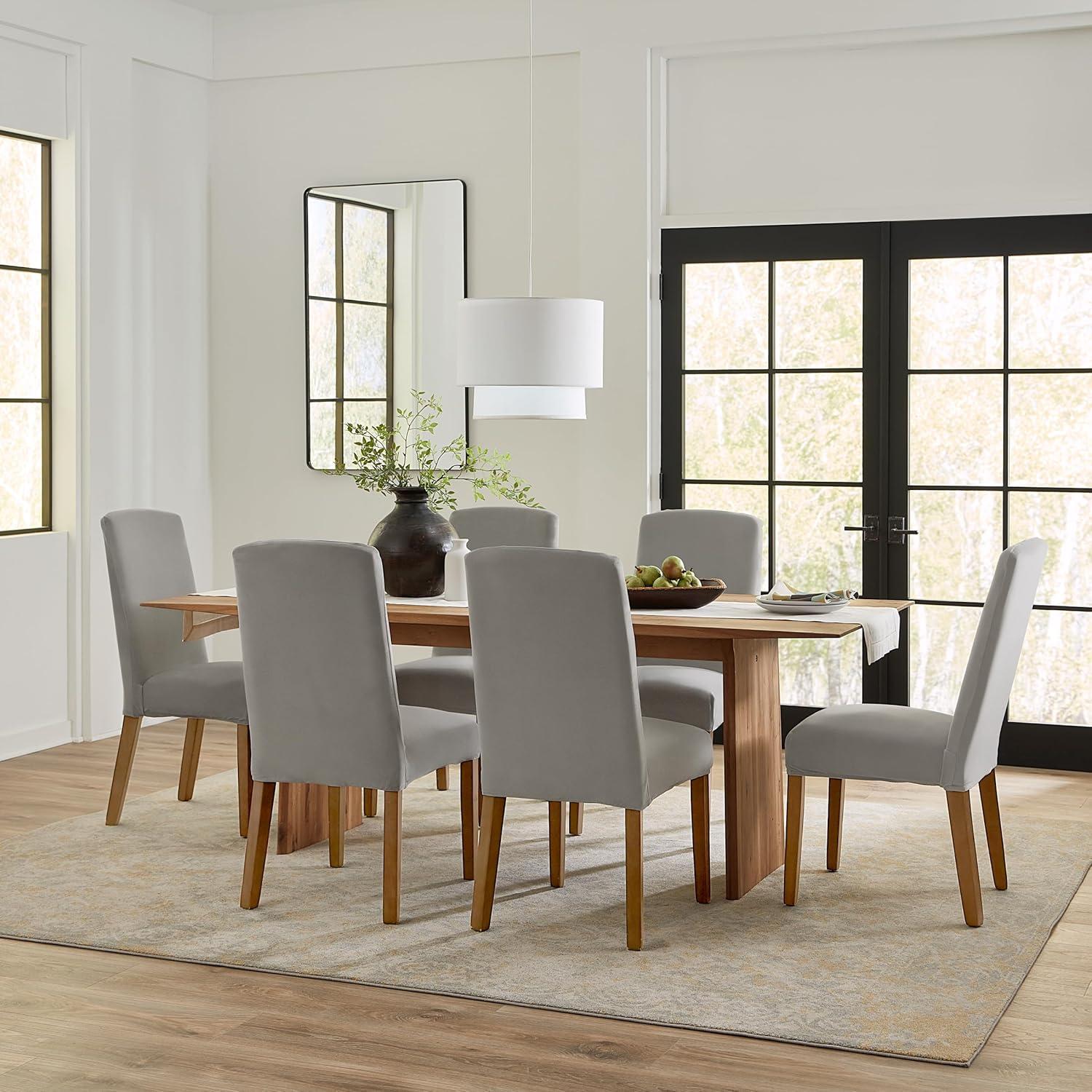 Sure Fit Box Cushion Dining Chair Slipcover