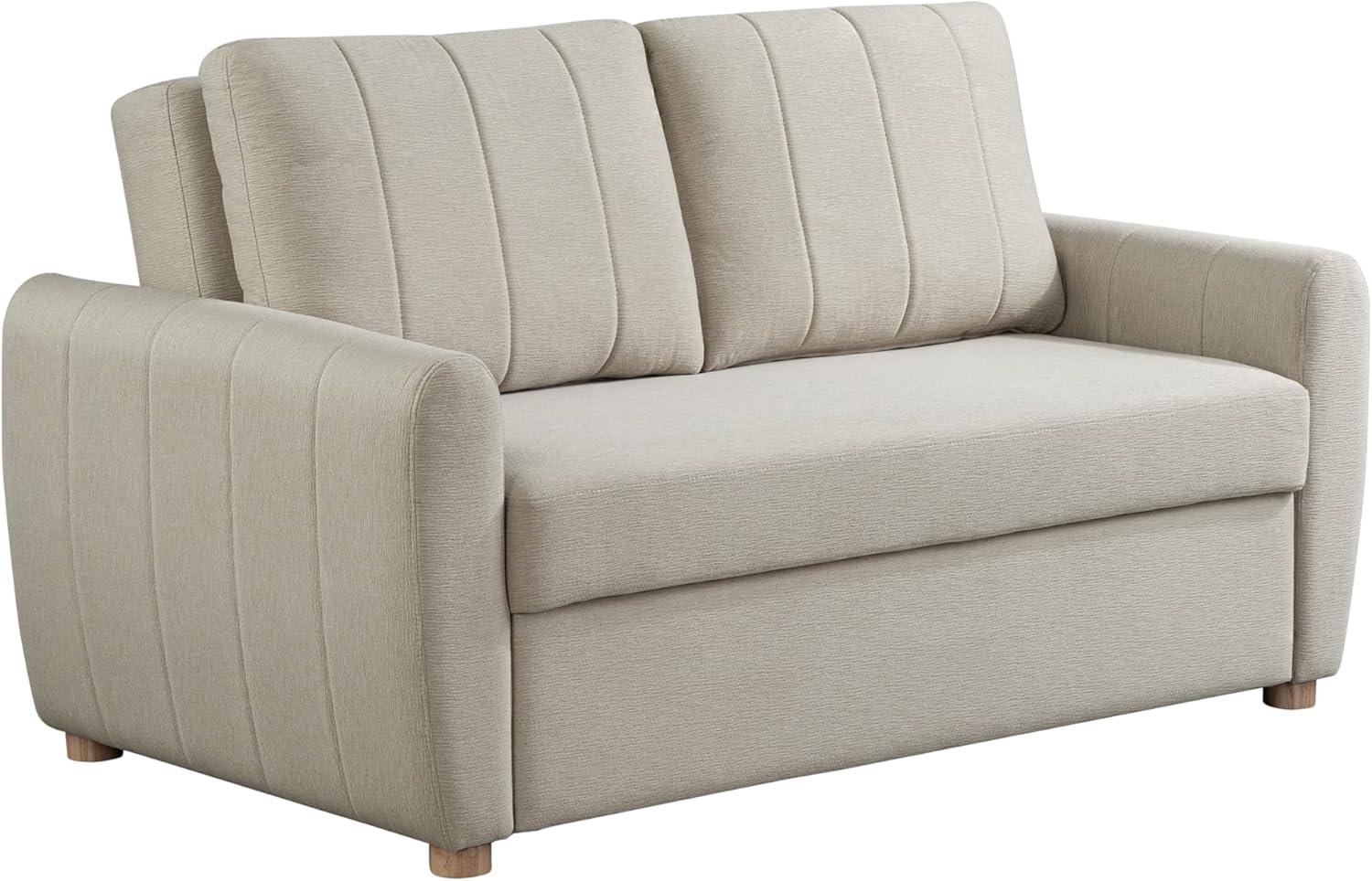 Serta Lowry 66.5" Full-Size Upholstered Convertible Sleeper Loveseat