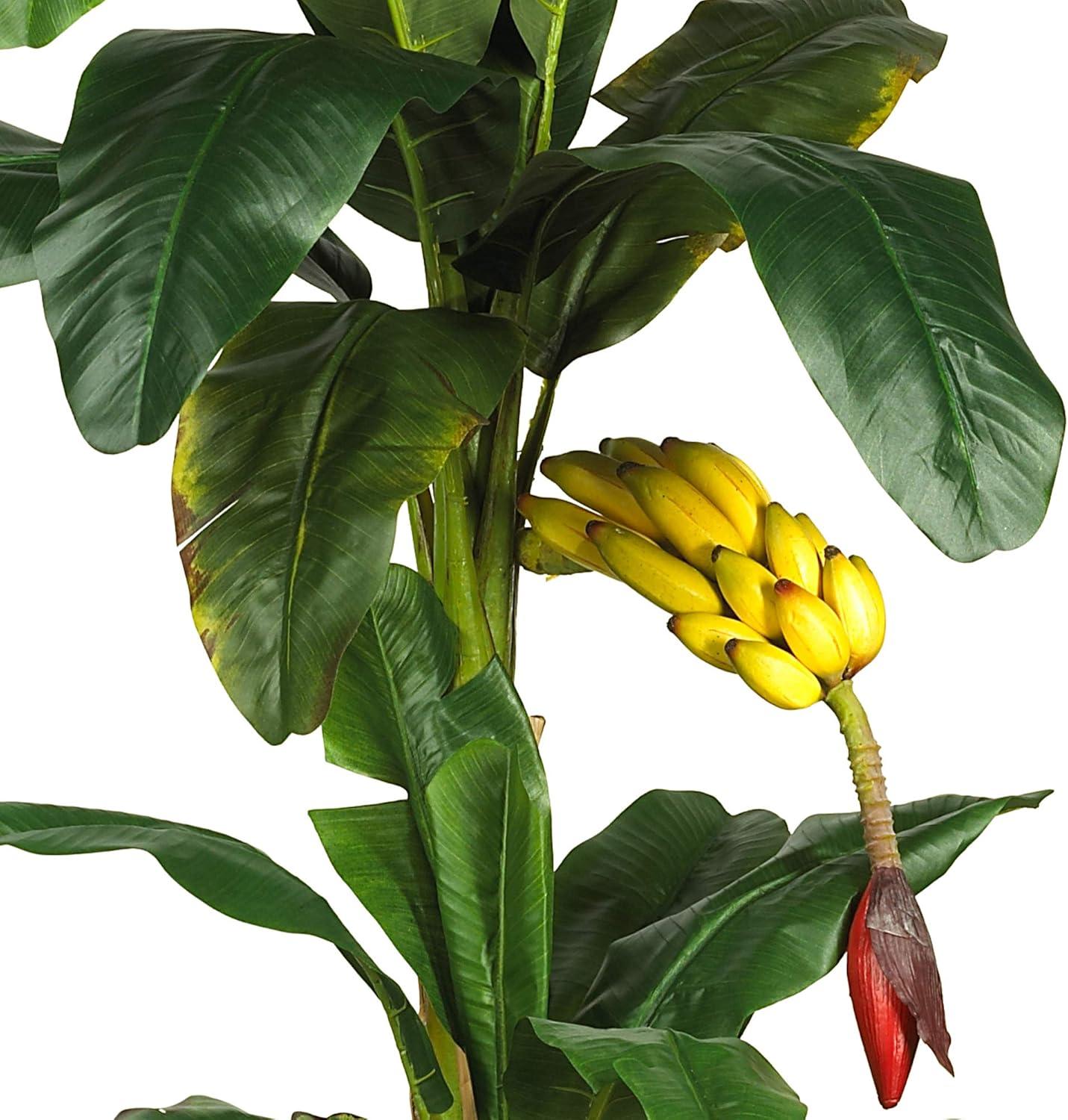 Nearly Natural 6ft. Triple Stalk Banana Artificial Tree