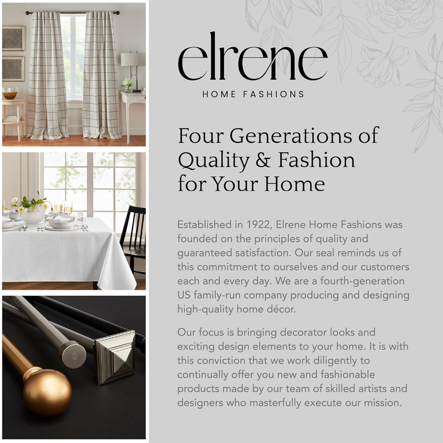 Continental Solid Texture Water and Stain Resistant Napkins, Set of 4 - 17" x 17" - White - Elrene Home Fashions