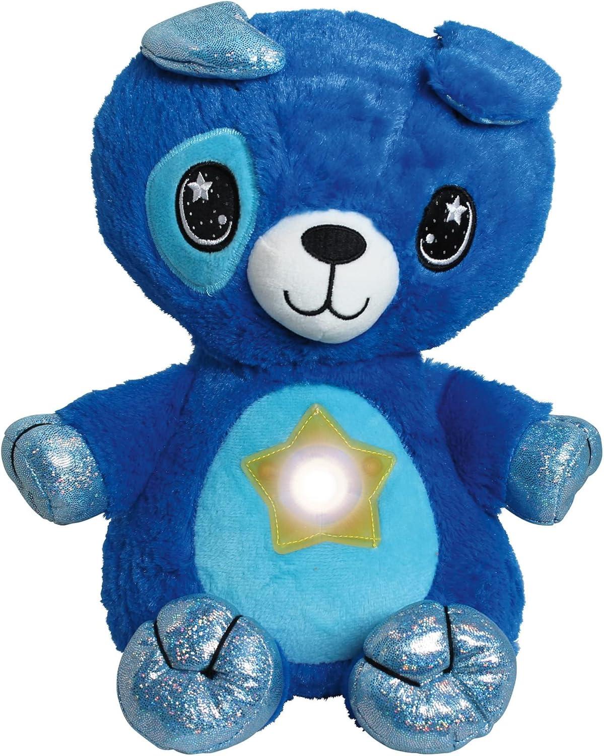 Ontel Star Belly Dream Lites, Stuffed Animal Night Light, Cuddly Blue Puppy