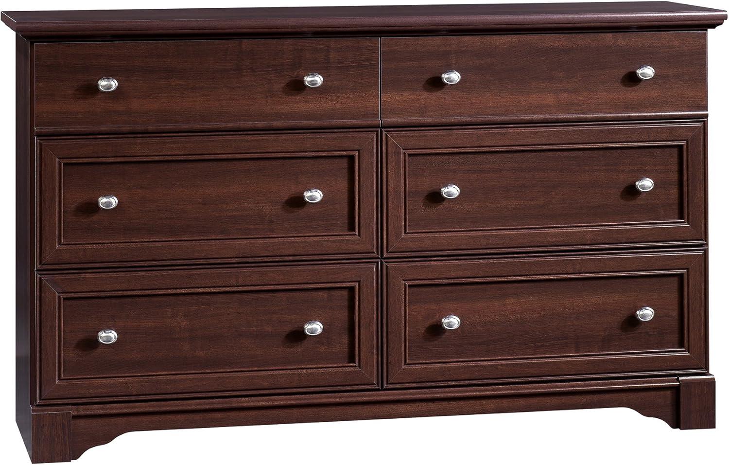 Sauder Palladia 6-Drawer Bedroom Dresser, Select Cherry Finish