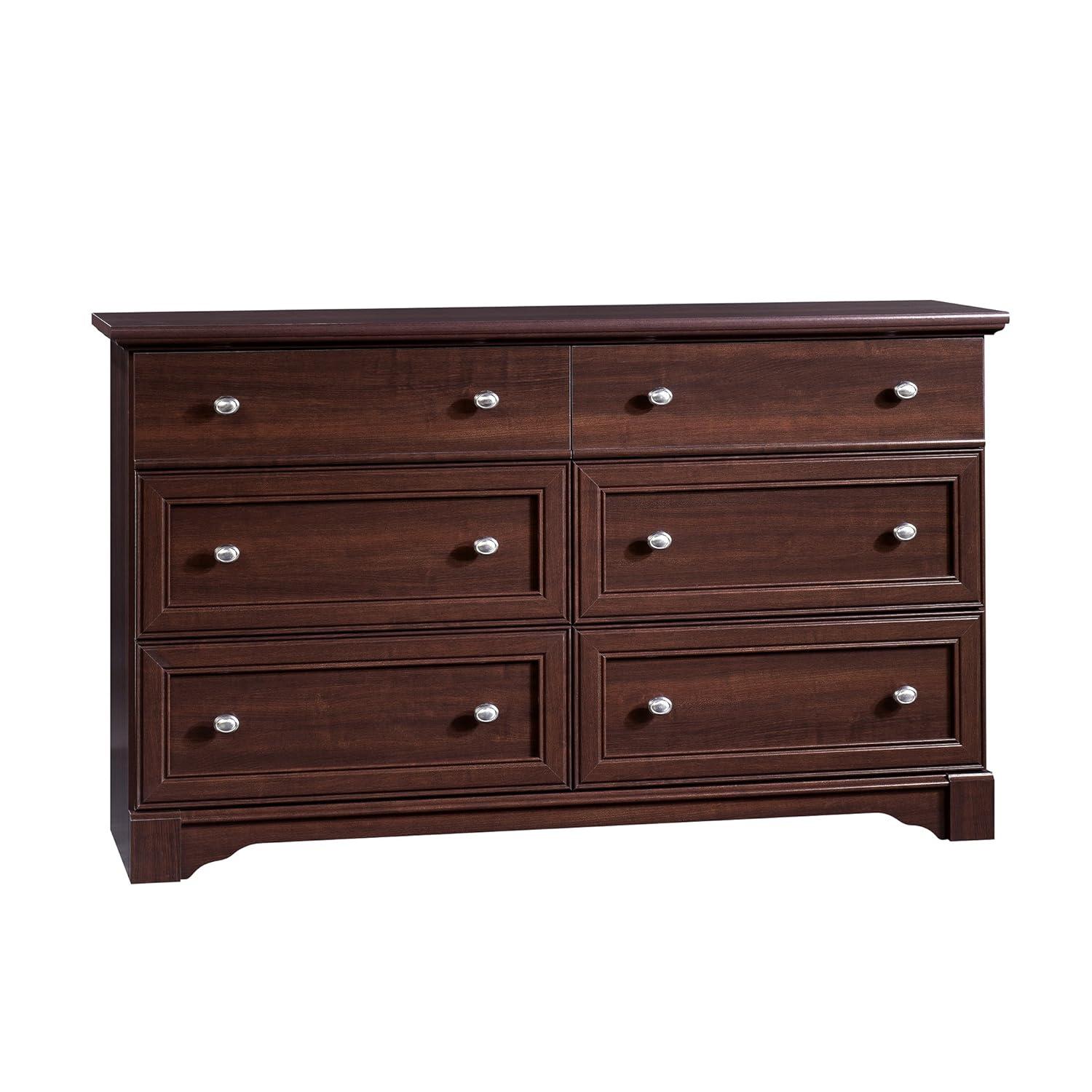 Sauder Palladia 6-Drawer Bedroom Dresser, Select Cherry Finish
