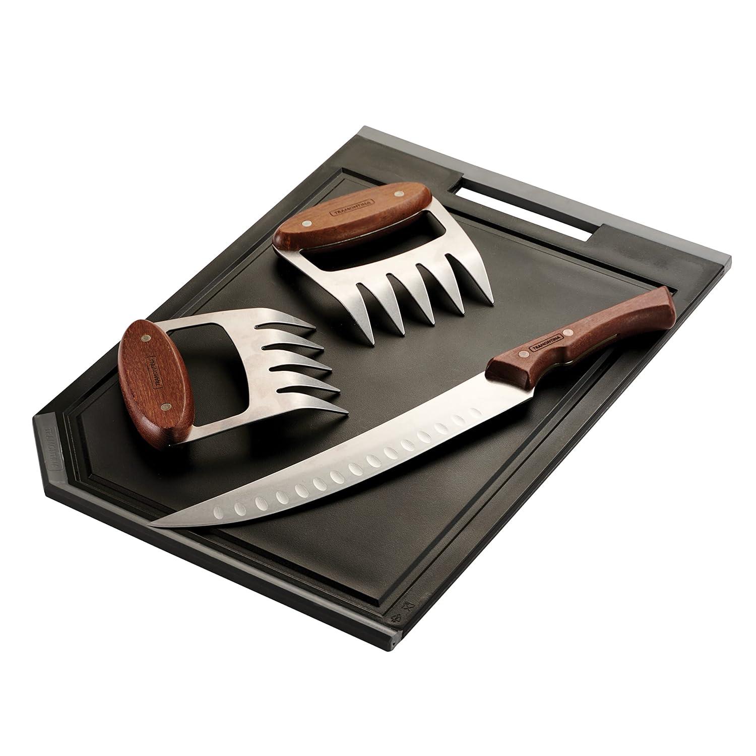 Tramontina BBQ 4 Piece Grilling Tool Set