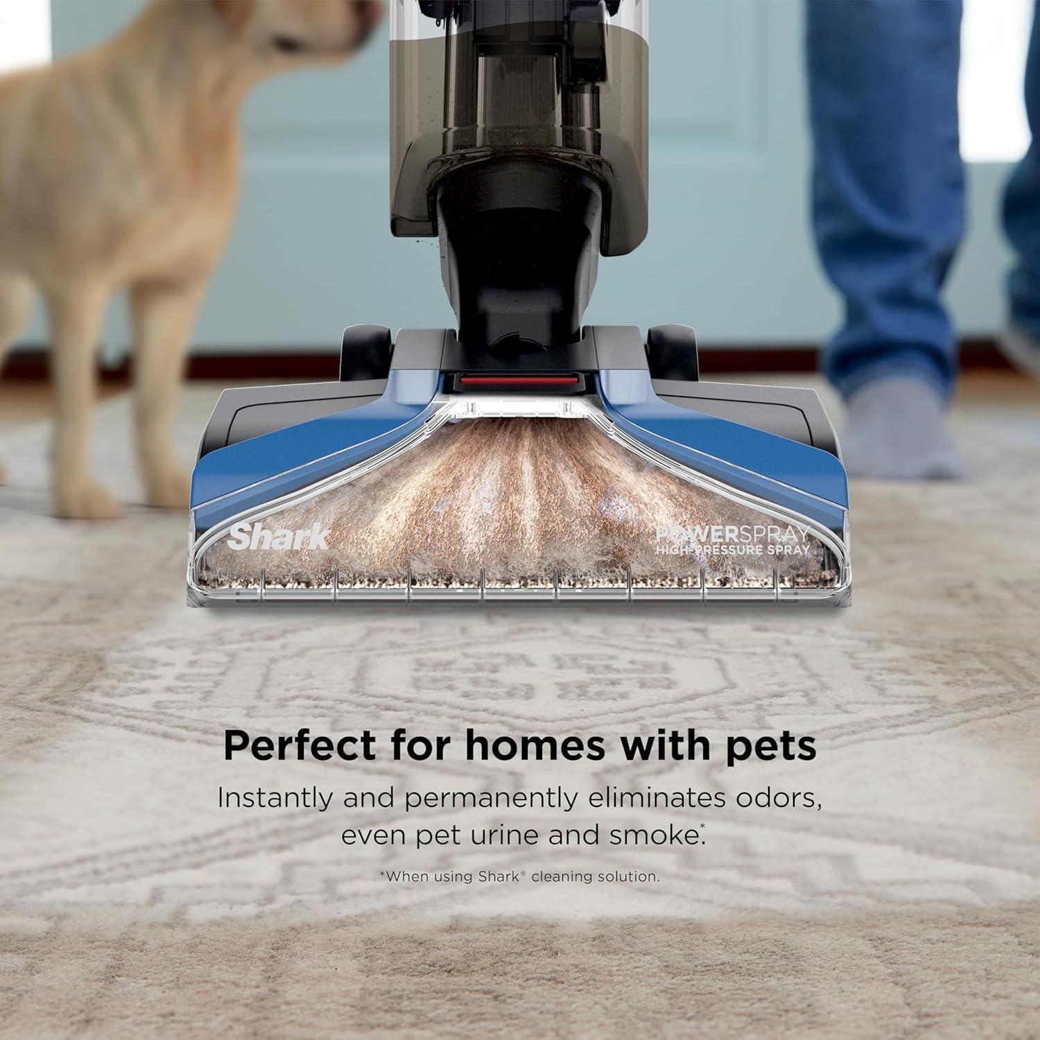Shark EX201 CarpetXpert Upright Carpet, Area Rug & Upholstery Cleaner with StainStriker, Built-in Spot & Stain Cleaner, Perfect for Pets, Deep Cleaning & Tough Stain Removal, Carpet Shampo