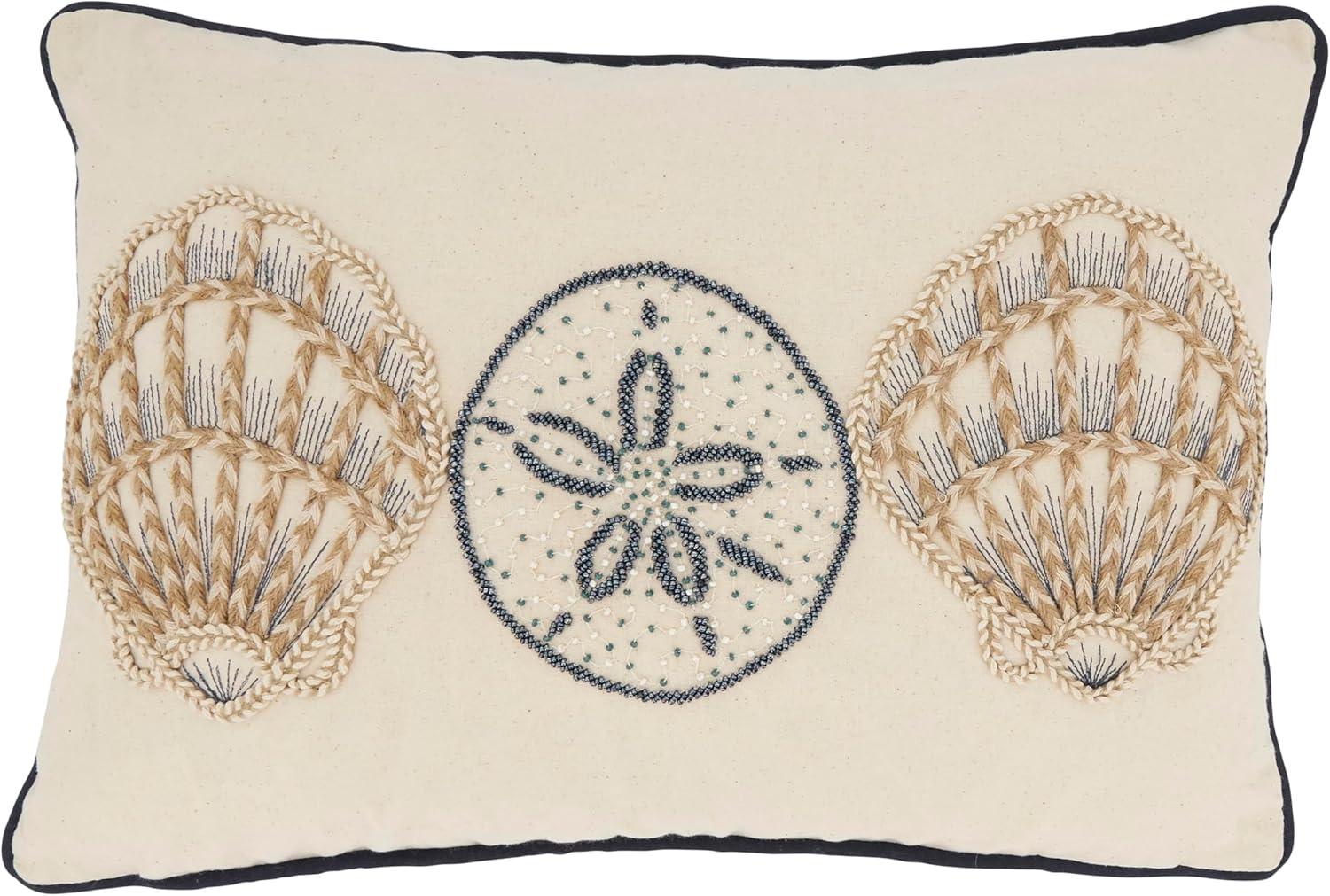 Saro Marcia Collection Cotton Throw Pillow