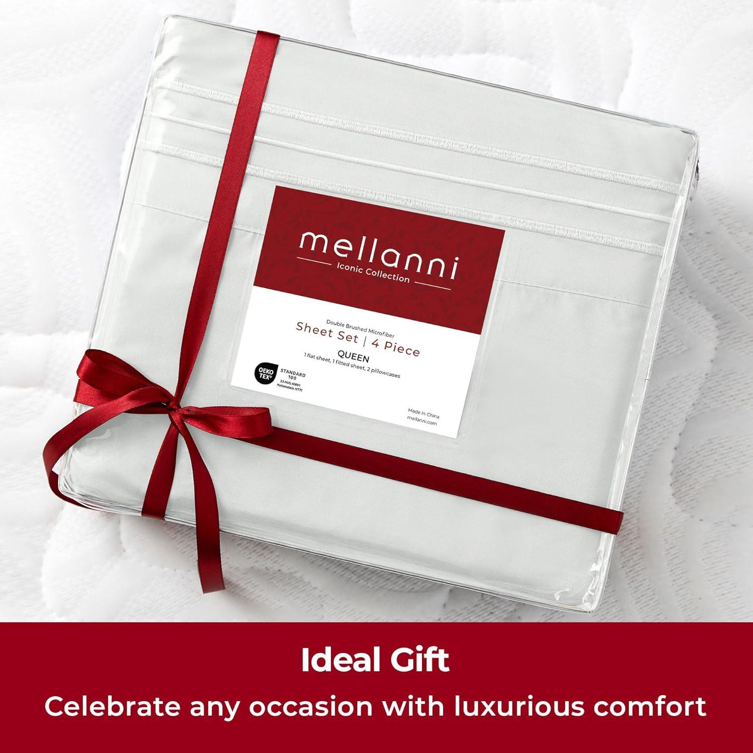 4 Piece Microfiber Sheet Set - Mellanni