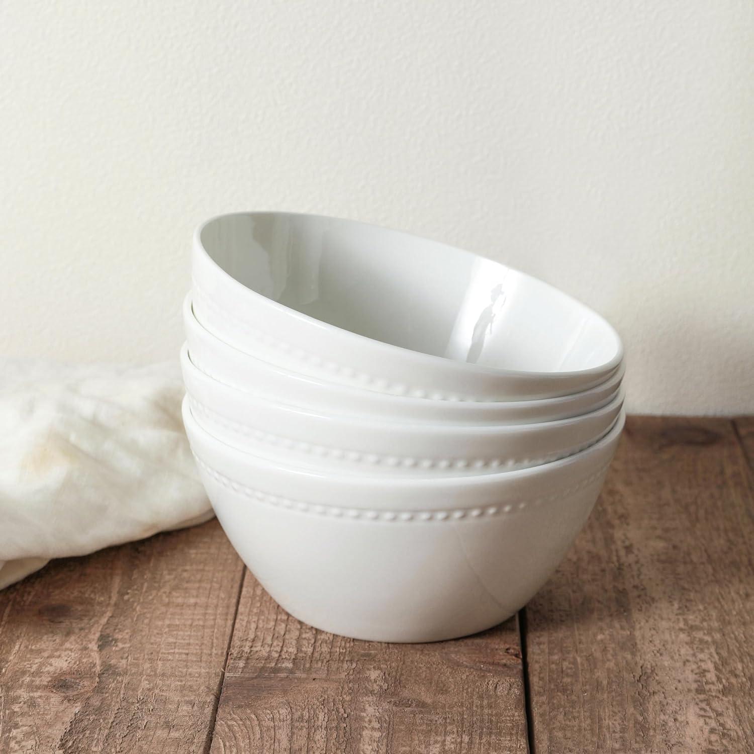 Stone Lain Ava 32-Piece Bone China Dinnerware Set, Service for 8