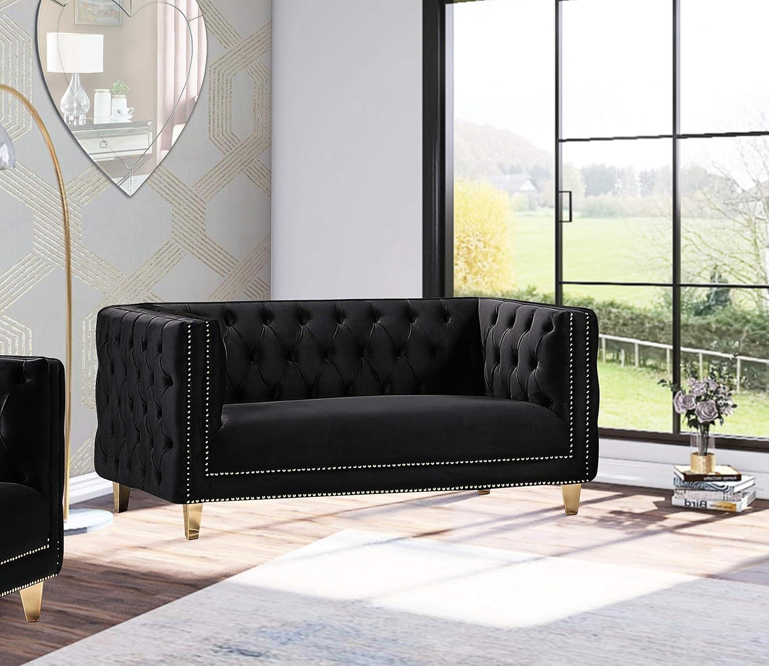 Sickels 66'' Velvet Loveseat