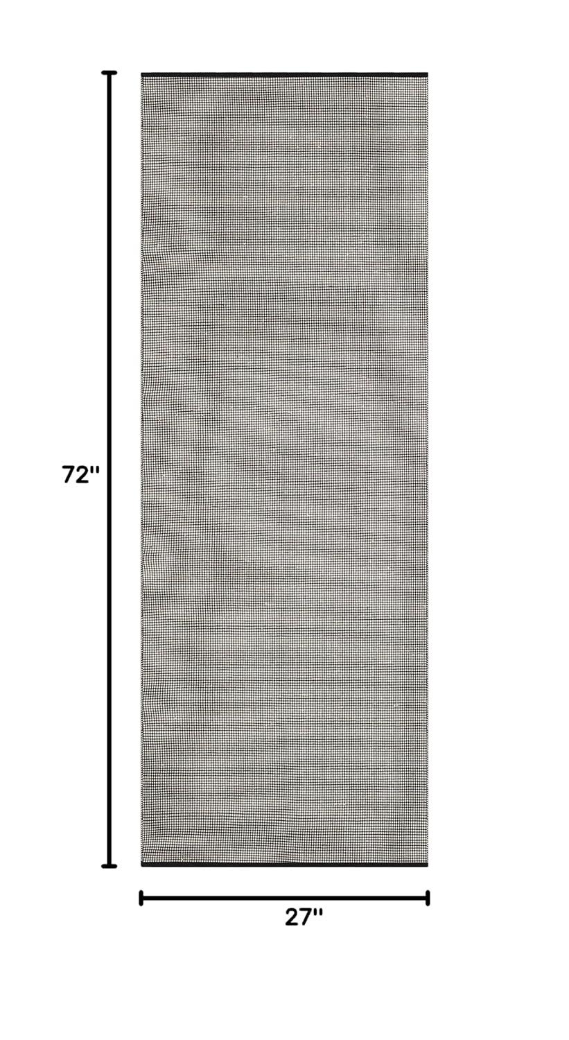 Montauk MTK345 Hand Woven Indoor Runner Rug - Ivory/Black - 2'3"x6' - Safavieh