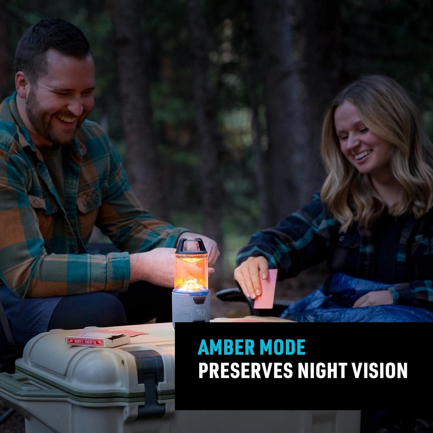 Nite Ize Radiant RL3 PowerSwitch Rechargeable Lantern - LED Lantern Perfect for Camping Gear & Emergency Kits - Rechargeable with Power Bank