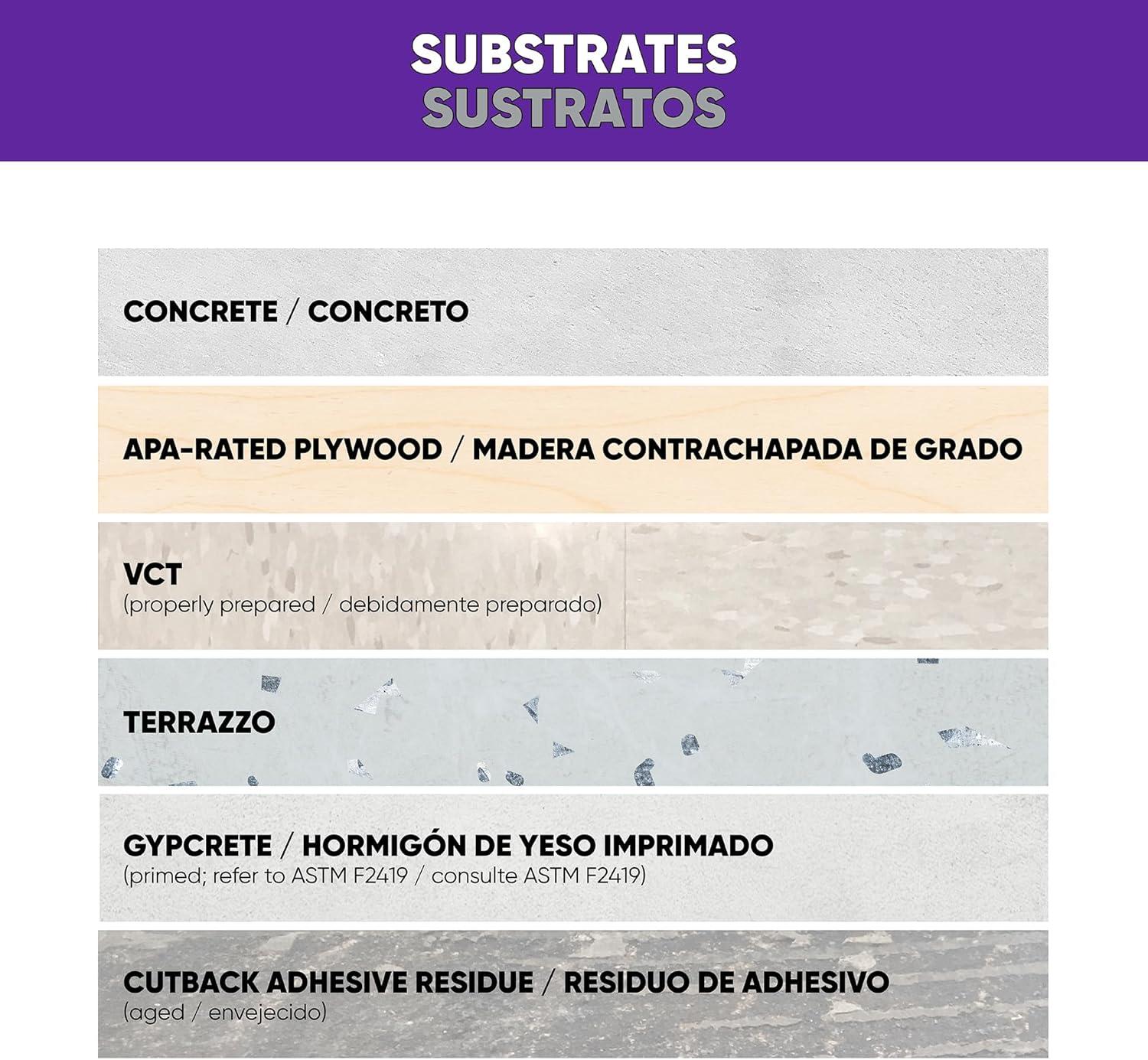 Roberts 2057-1 1 Gallon Vinyl Composition Tile VCT Adhesive, for Installing Vinyl-Composition or Vinyl-Asphalt