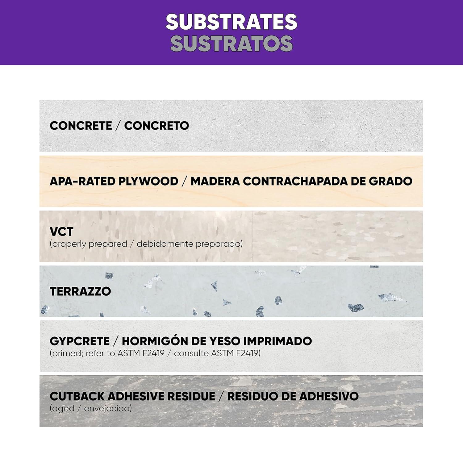 Roberts 2057-1 1 Gallon Vinyl Composition Tile VCT Adhesive, for Installing Vinyl-Composition or Vinyl-Asphalt