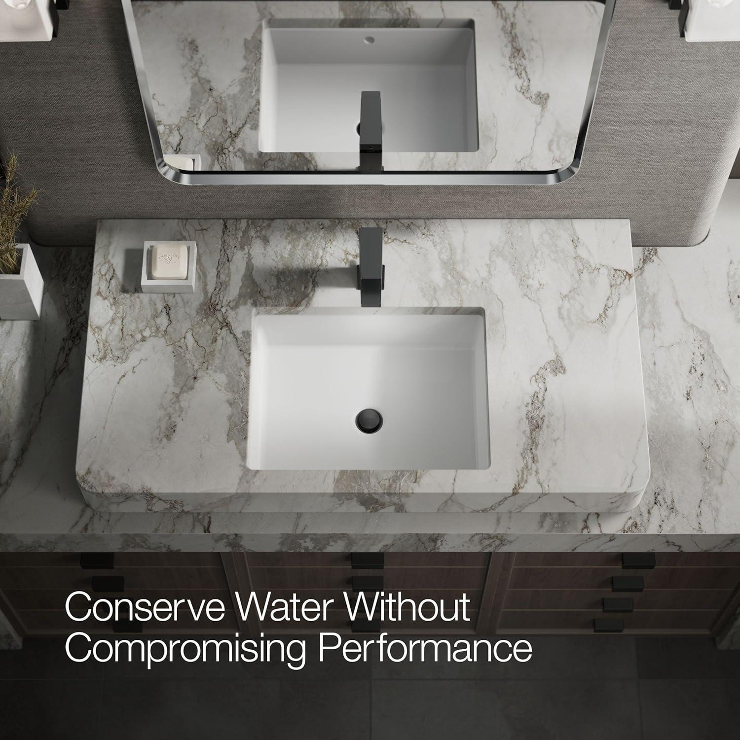 Kohler Honesty Single-Handle Bathroom Faucet with Pop-Up Drain Assembly, One Hole Bathroom Sink Faucet, 1.2 gpm