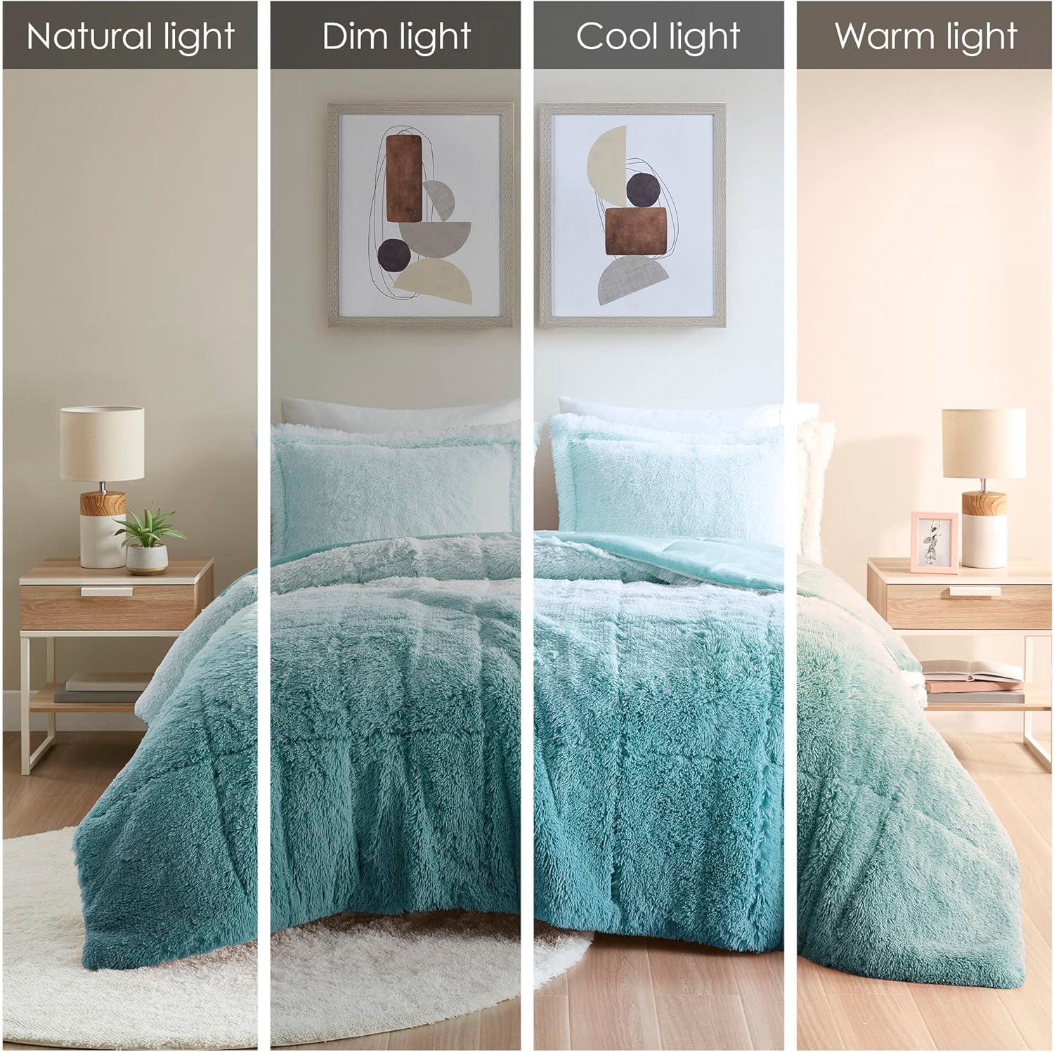Intelligent Design Brielle Malea Shaggy Faux Fur Comforter Mini Set