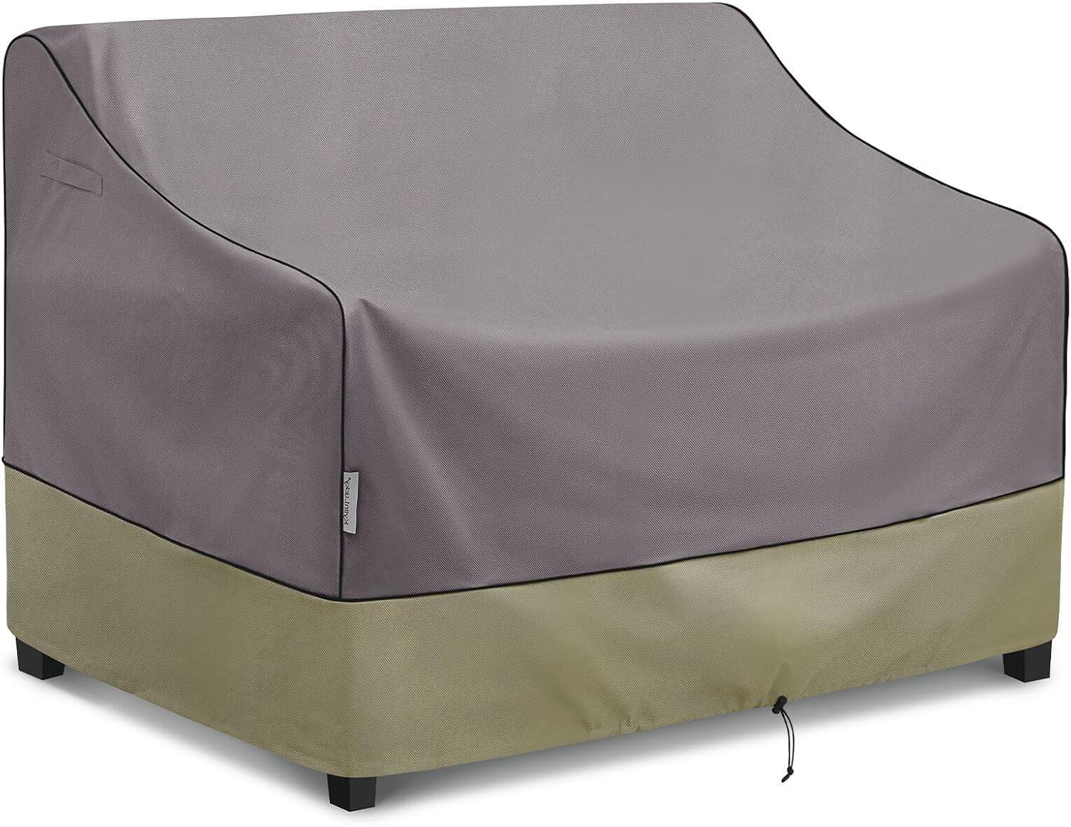 KylinLucky Outdoor Furniture Sofa Covers Waterproof 58 x 40 x 33 inches, 2-Seater Deep Seat Loveseat Cover Grey
