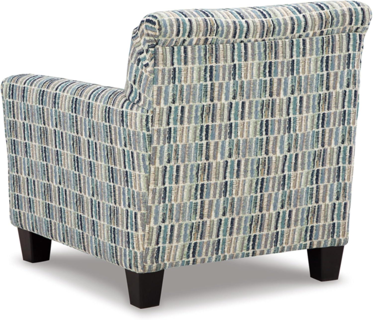 Signature Design by Ashley Valerano Blue & Beige Accent Chair